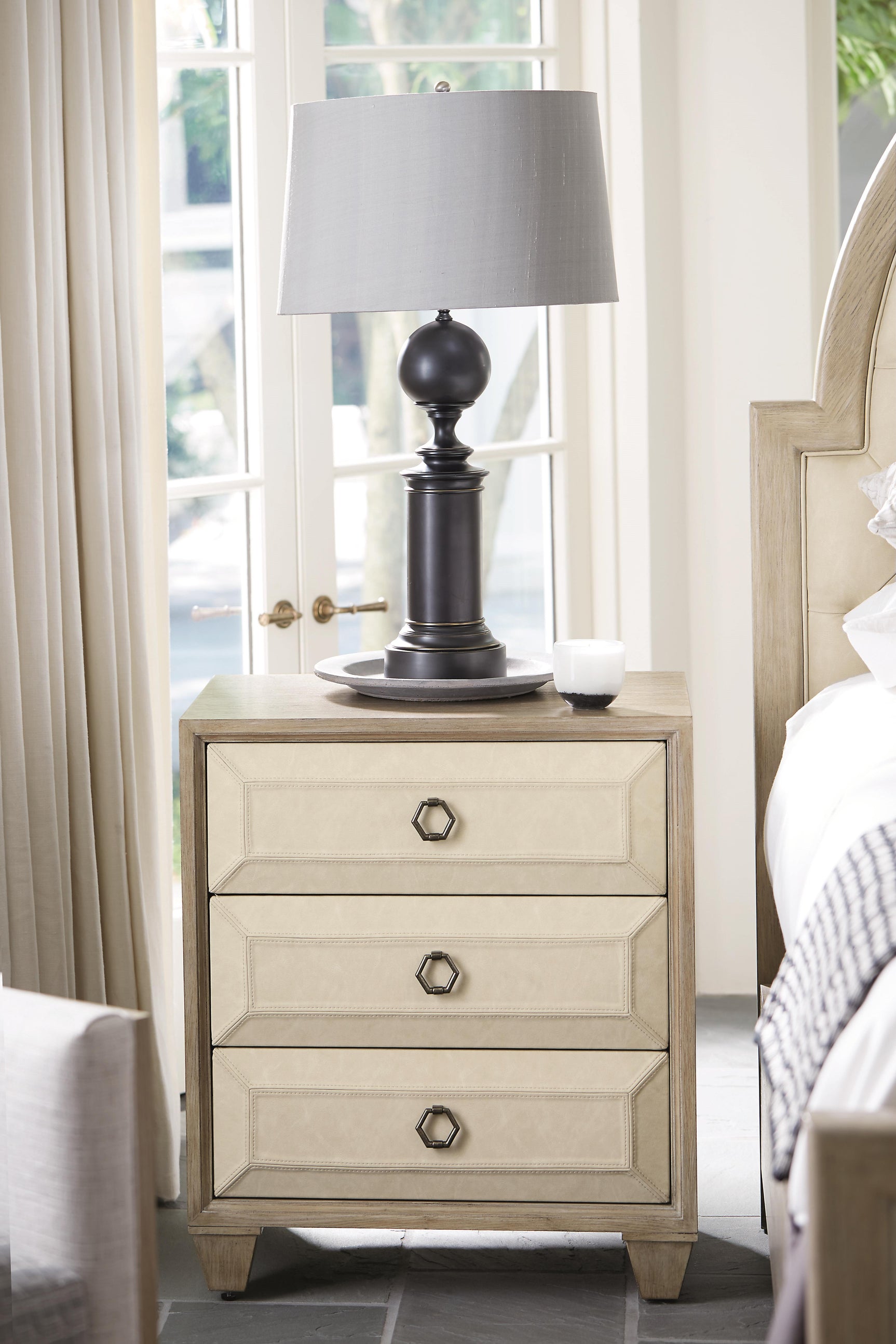 Santa Barbara Sandstone Nightstand - Ornate Home