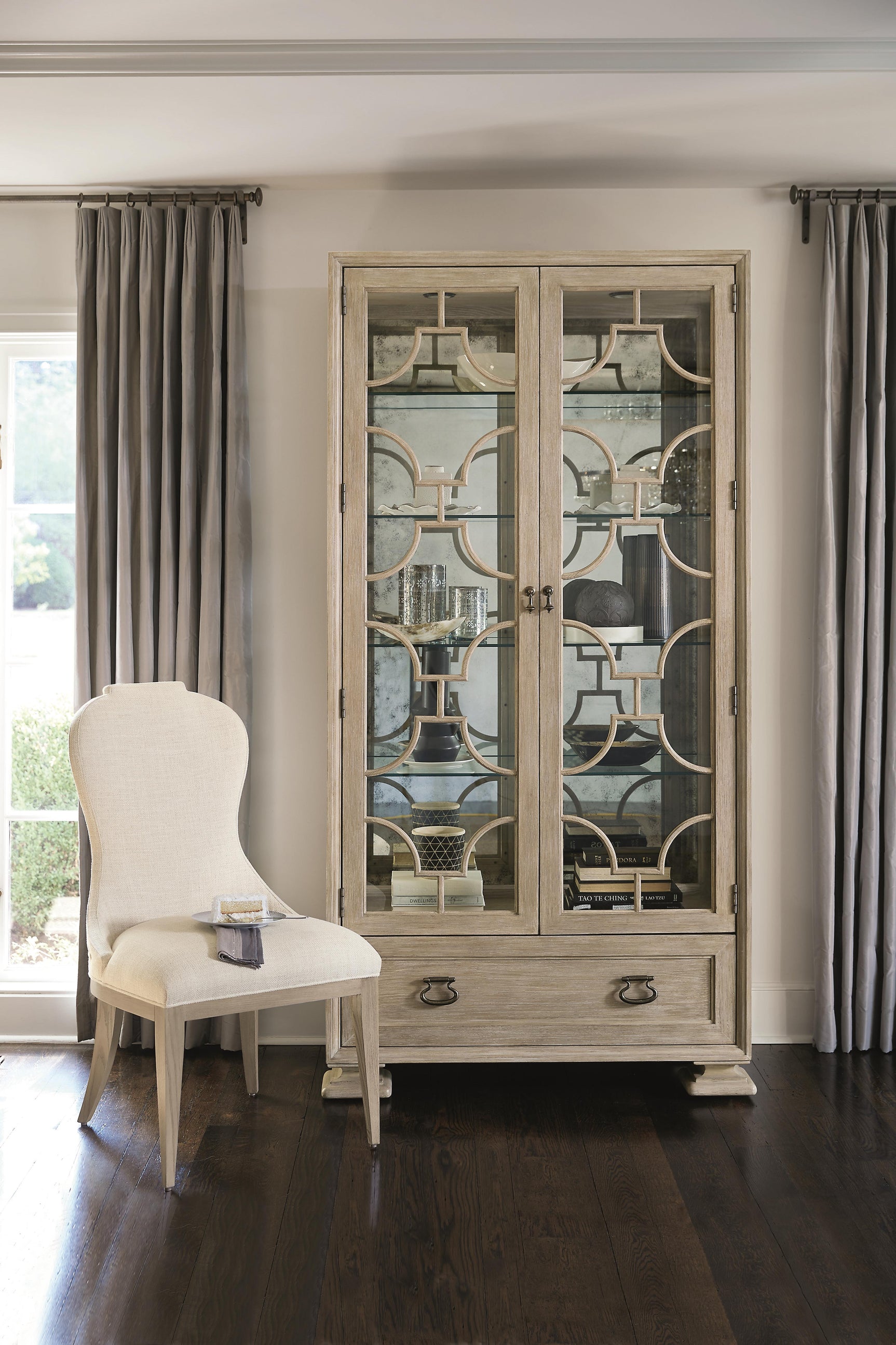 Santa Barbara Sandstone/Soft Sand Side Chair - Ornate Home