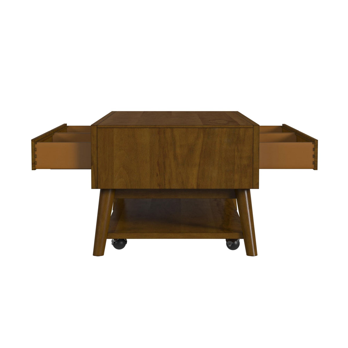 Santa Barbara Walnut 2-Piece Occasional Table Set - Ornate Home