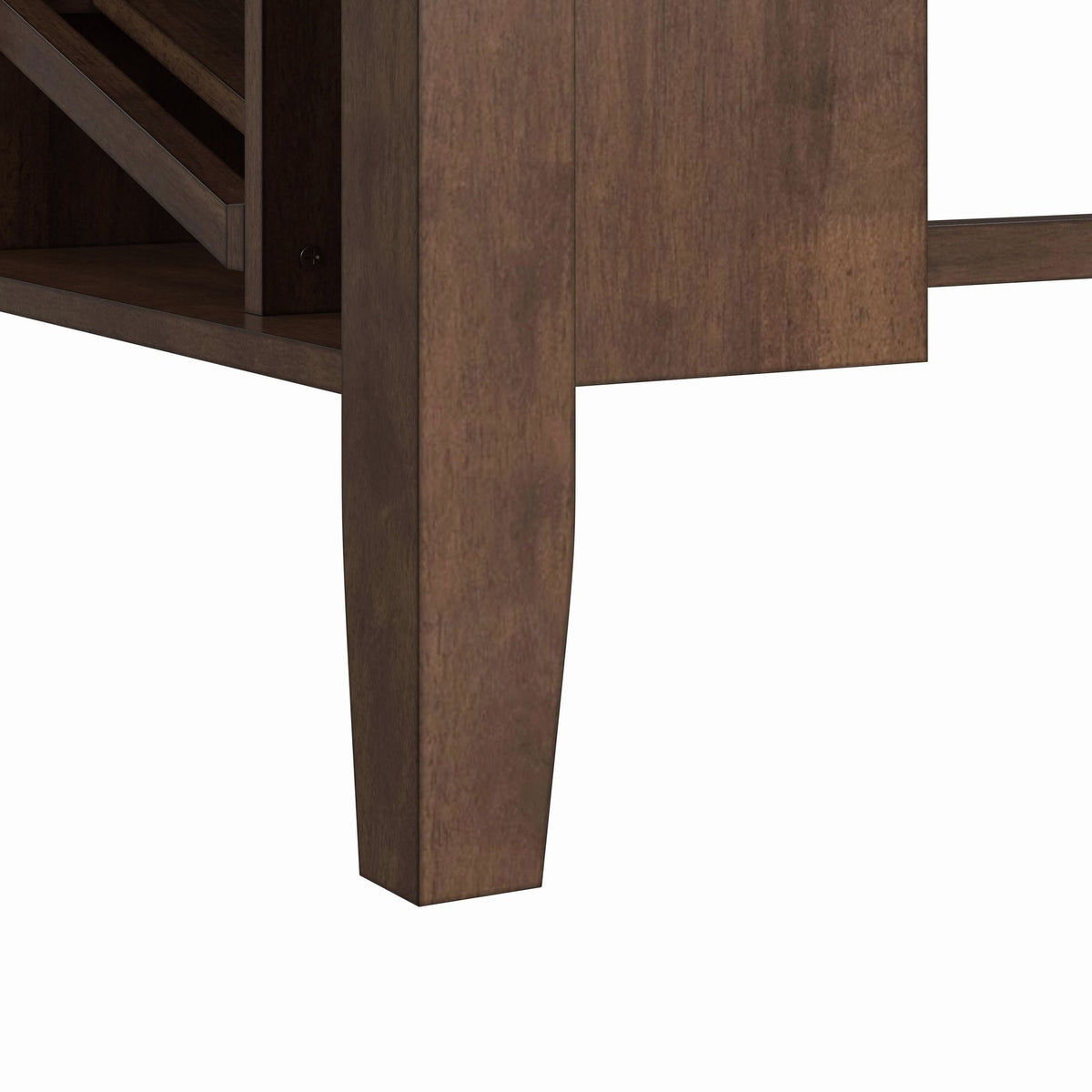 Santa Barbara Walnut/Dark Grey Kitchen Island & 2 Counter Stools - Ornate Home