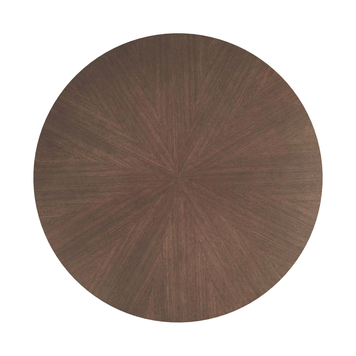 Santa Barbara Walnut/Orange 5-Piece Standard Height Dining Set with Round Table & Four Fabric Chairs - Ornate Home