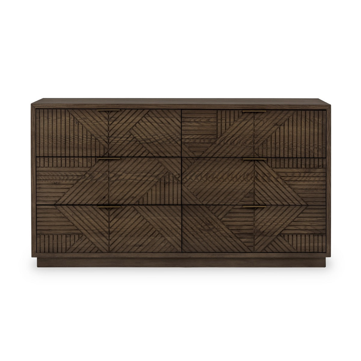 Santa Clara Toasted Brown 6 Drawer Dresser - Ornate Home