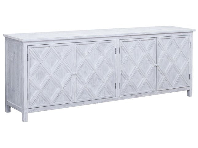 Santana Whitewash Sideboard - Ornate Home
