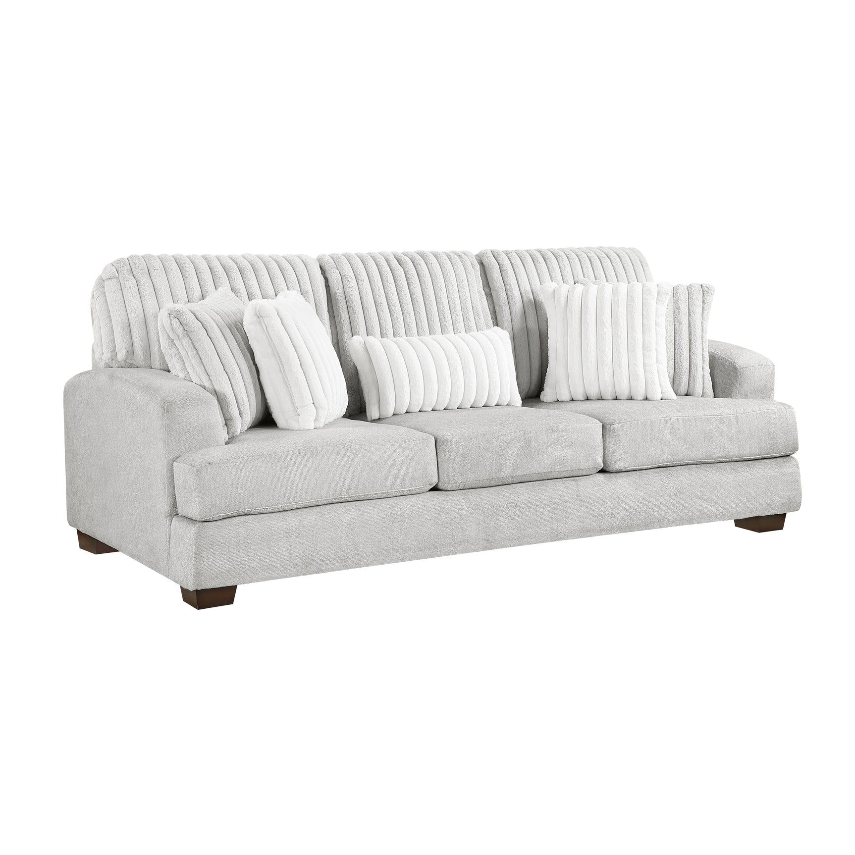 Santiago Light Gray Sofa - Ornate Home