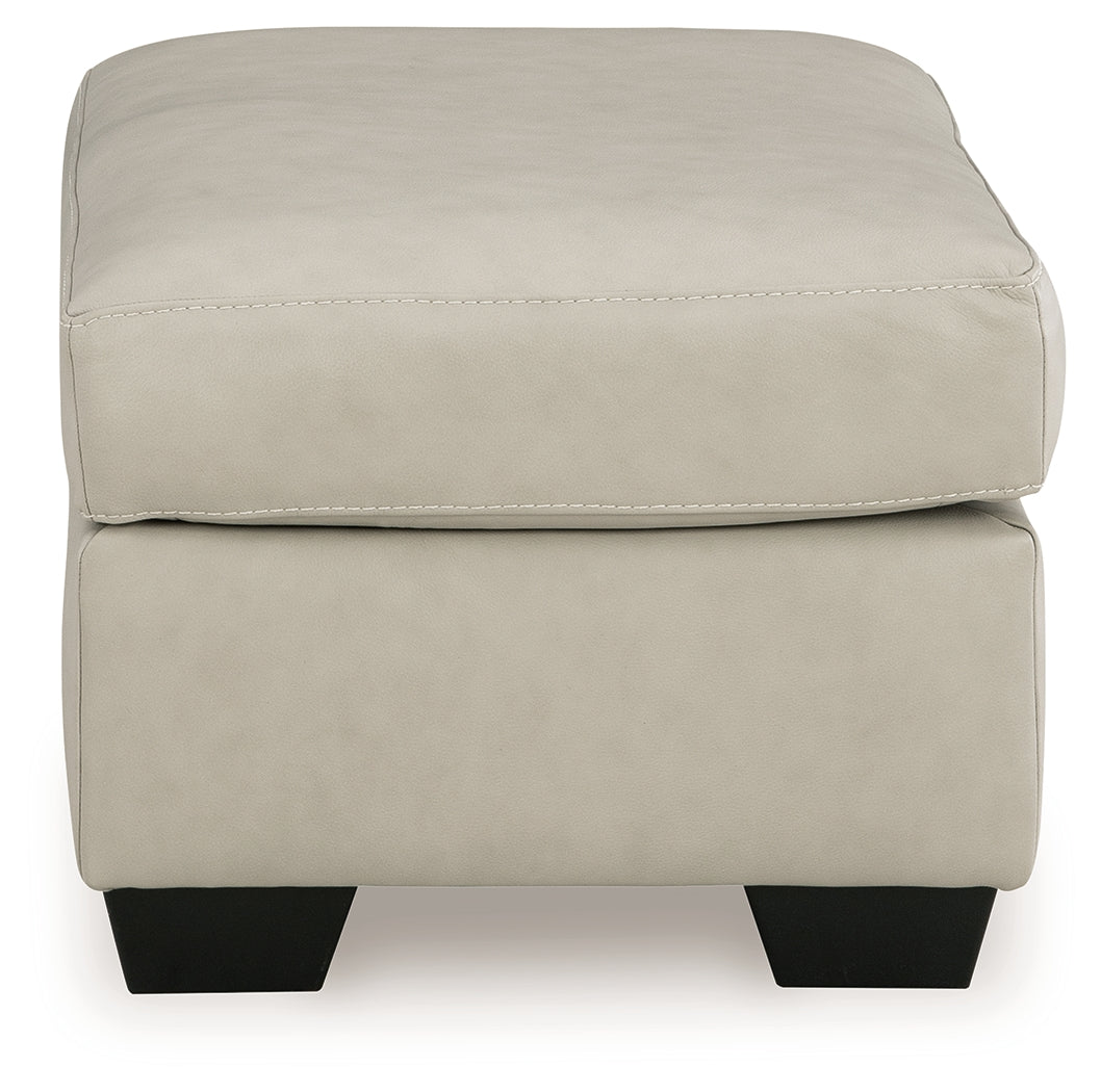 Santorine Bone Ottoman (Online Special Price) - Ornate Home