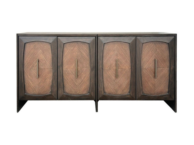 Santoro Brown Four-Door Sideboard - Ornate Home