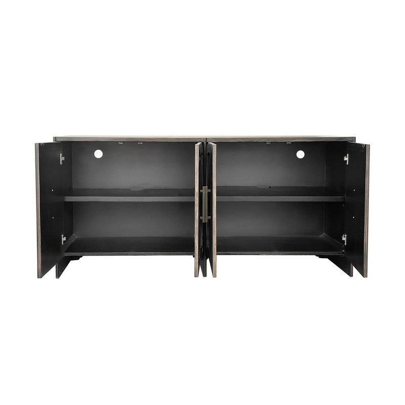 Santoro Brown Four-Door Sideboard - Ornate Home