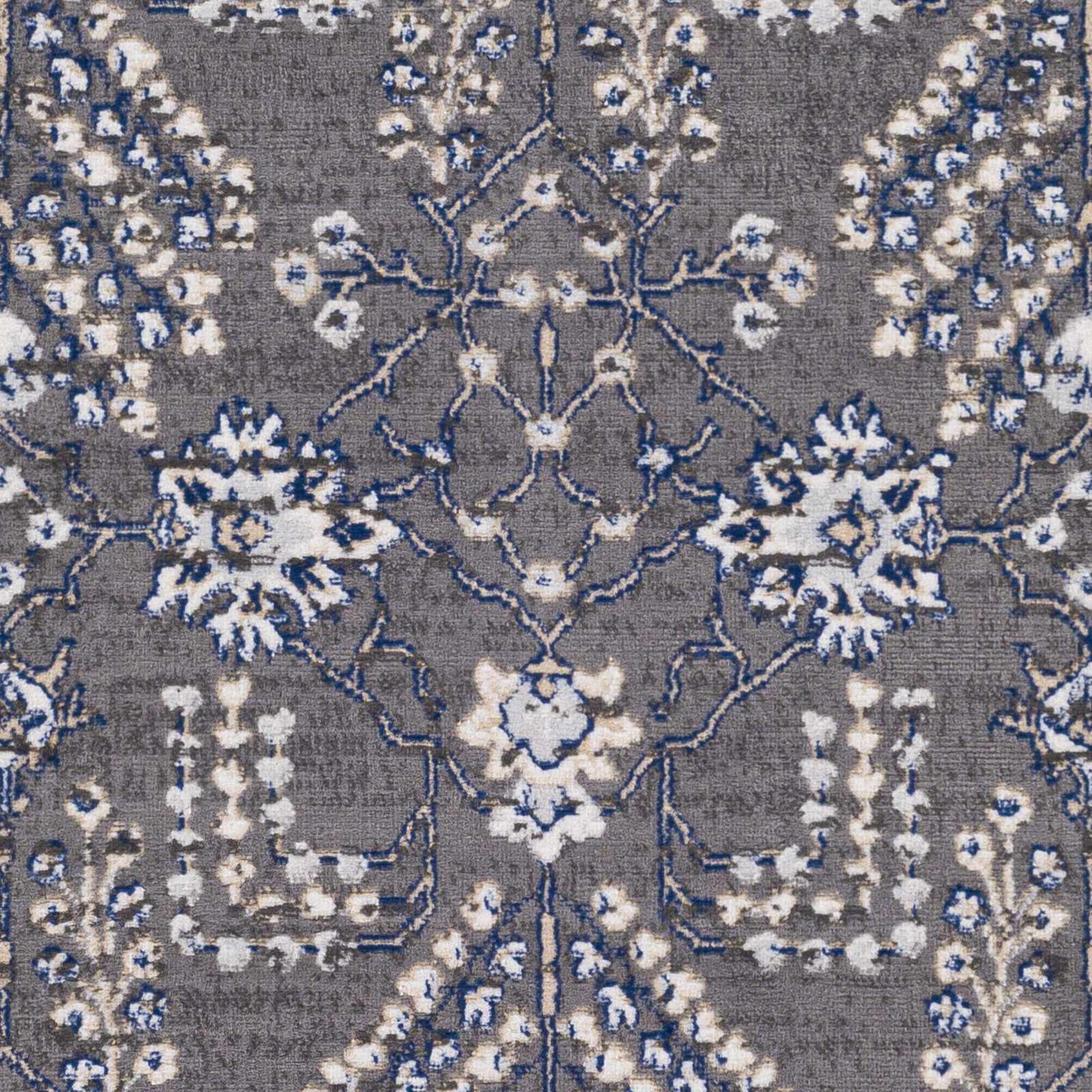 Sapinero Gray Floral Rug - Clearance - Ornate Home