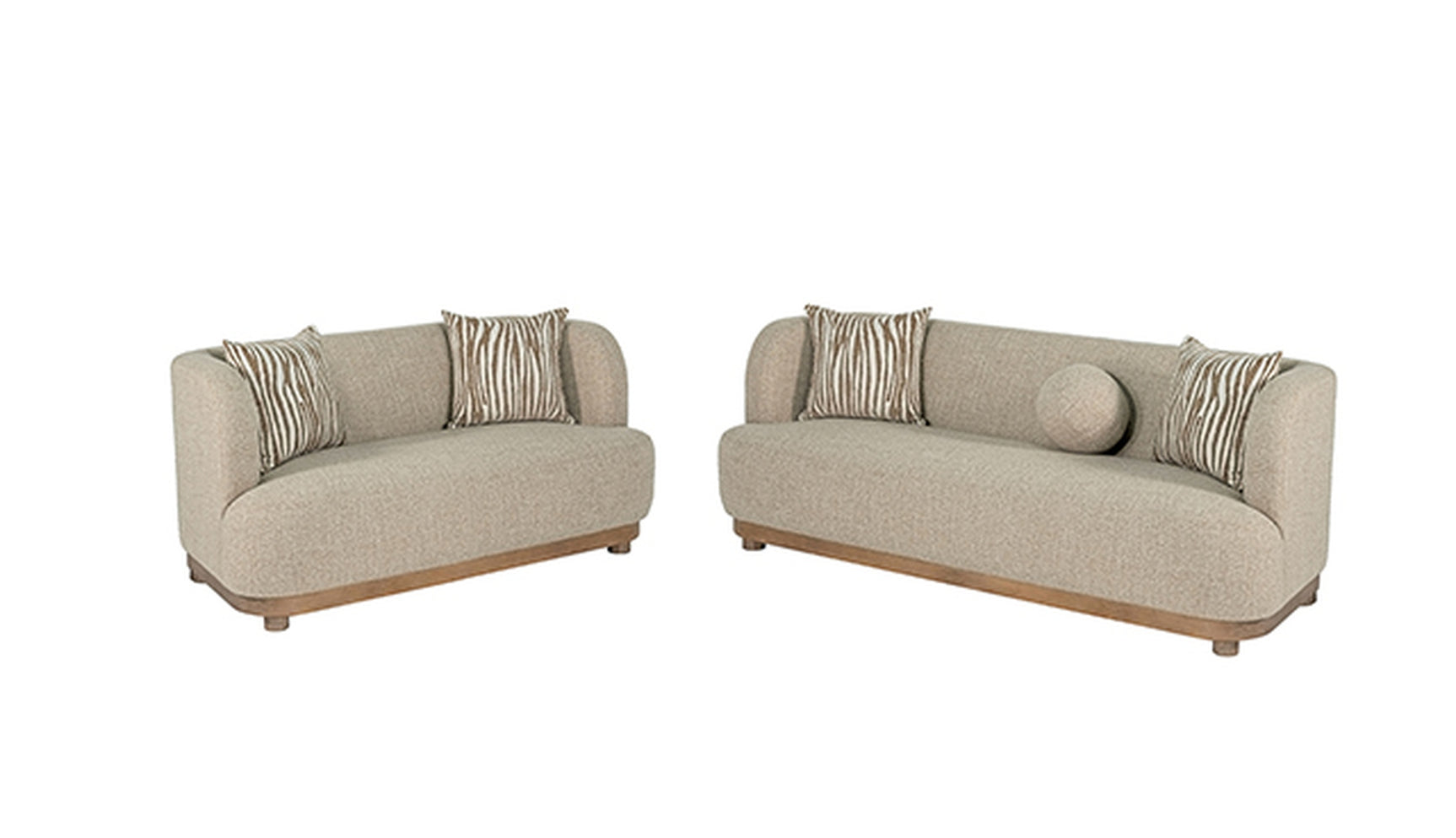 Sarabi Light Brown Sofa + Loveseat - Ornate Home