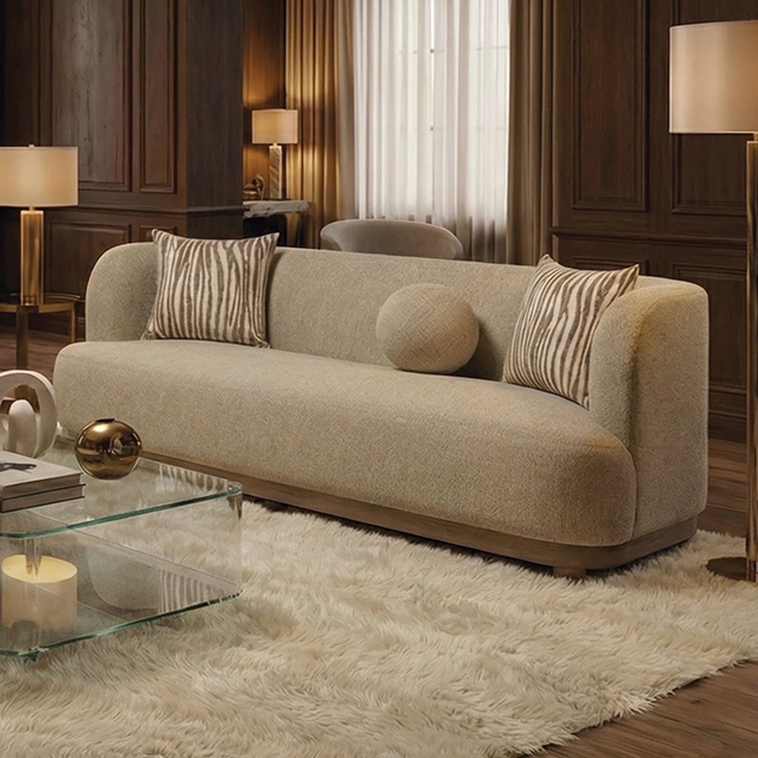 Sarabi Light Brown Sofa + Loveseat - Ornate Home