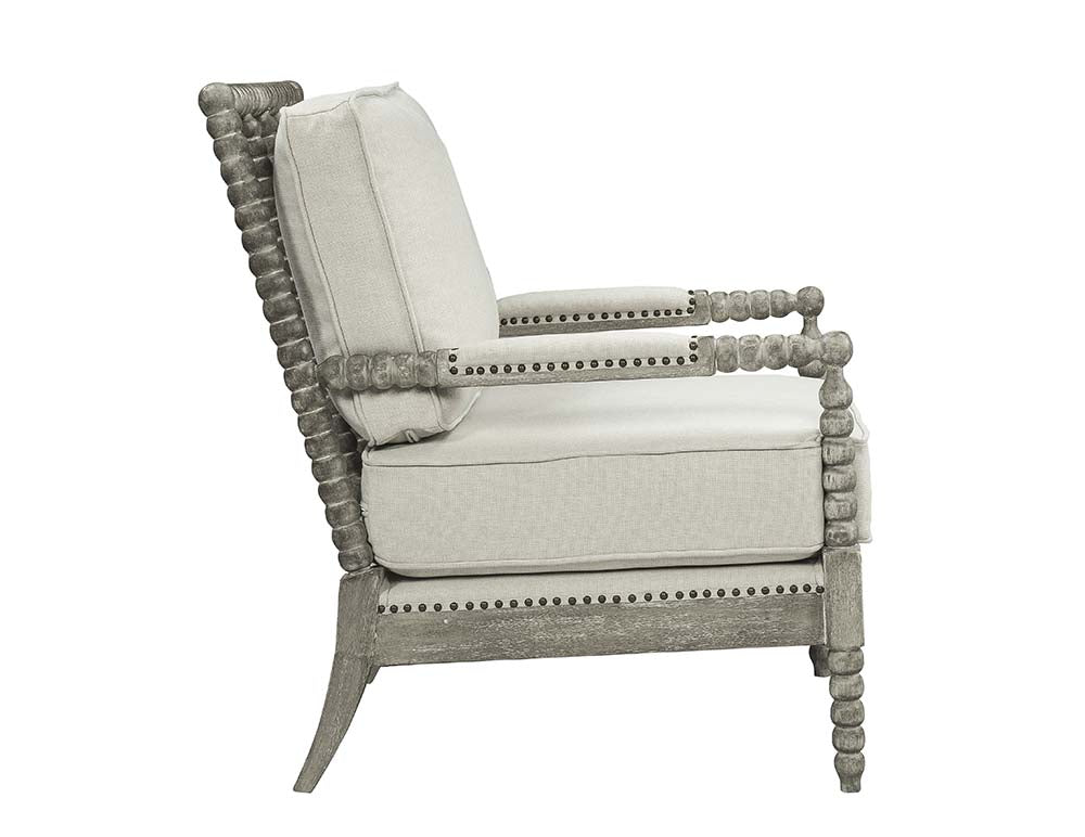 Saraid Beige Accent Chair - Ornate Home