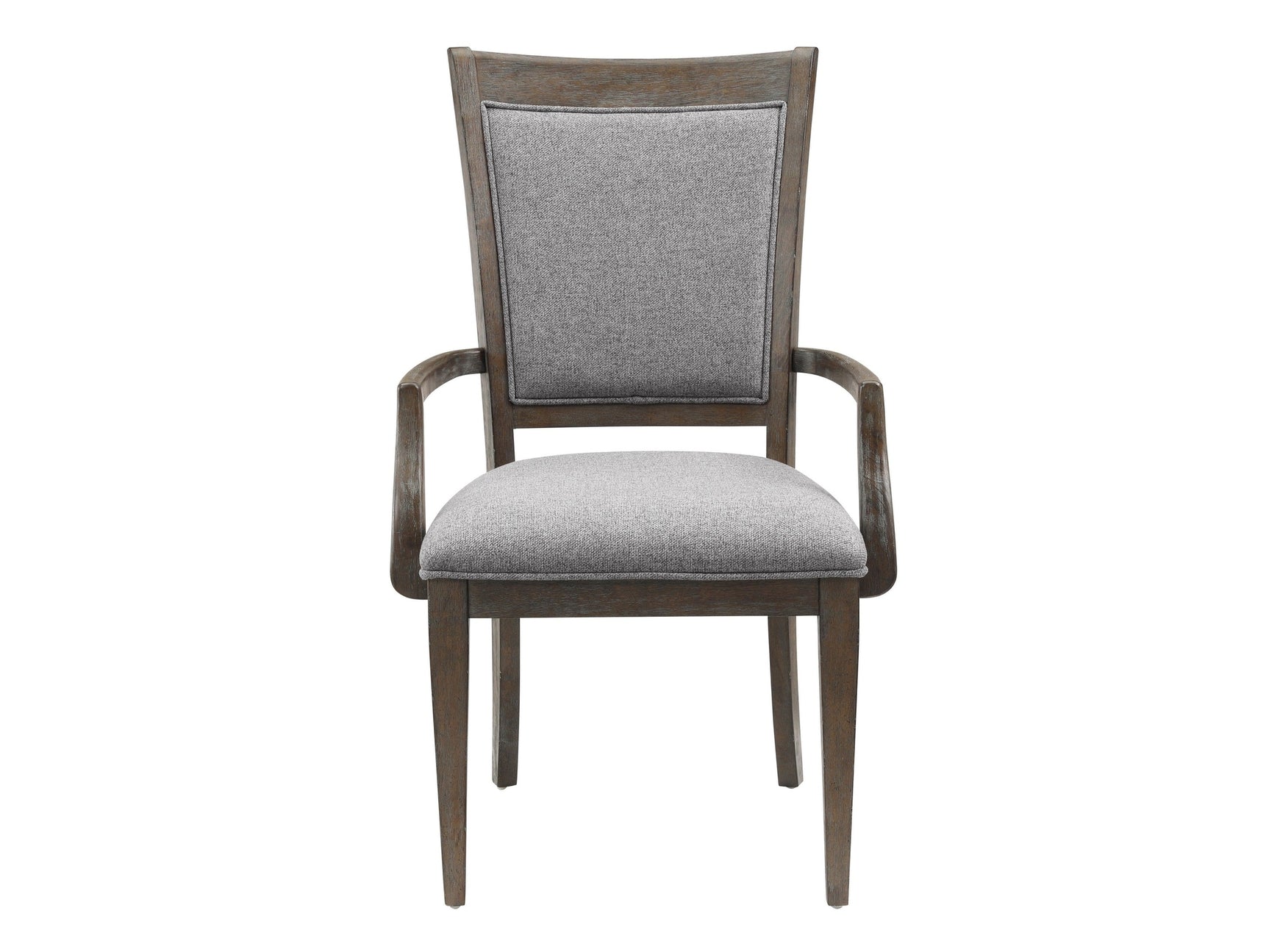 Sarasota Brown/Gray Arm Chair (Set of 2) - Ornate Home