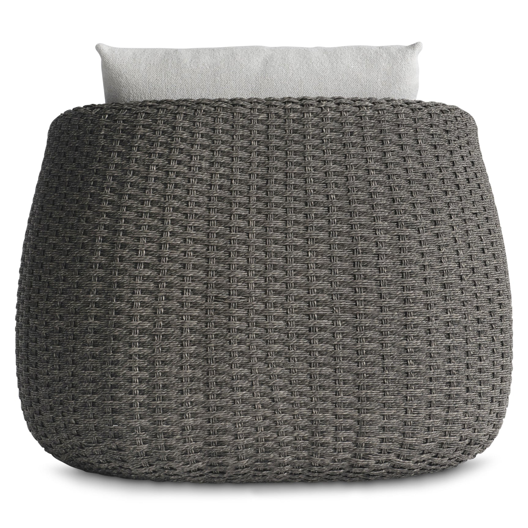 Sarene Dark Thatch/Beige/Tan Outdoor Swivel Chair - Ornate Home