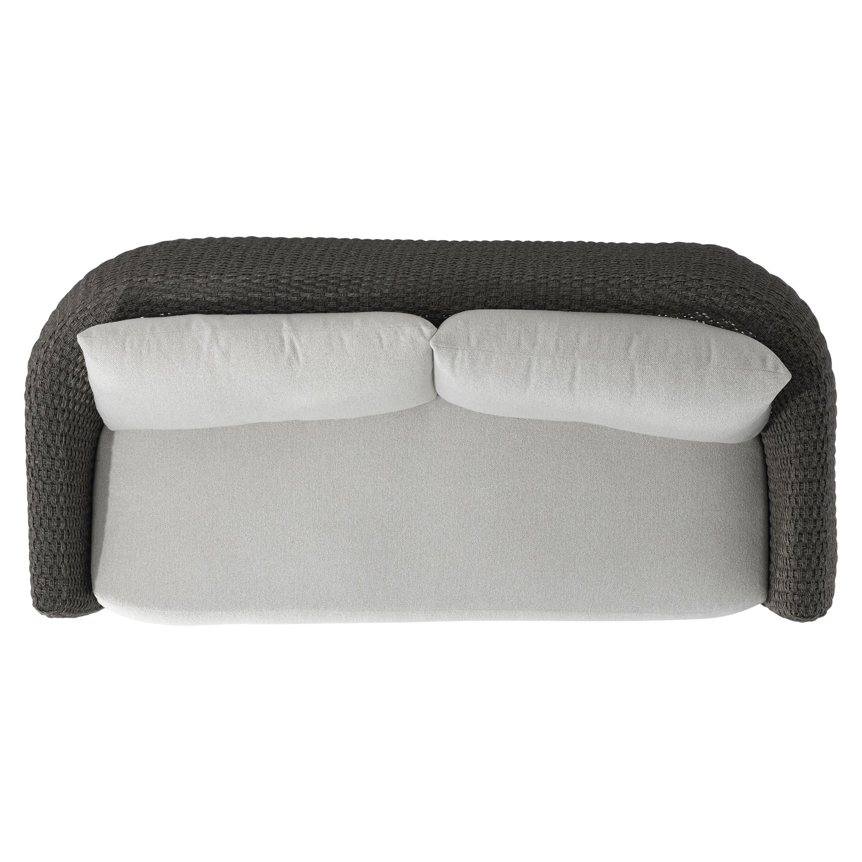 Sarene Dark Thatch/Grey Outdoor Sofa - Ornate Home