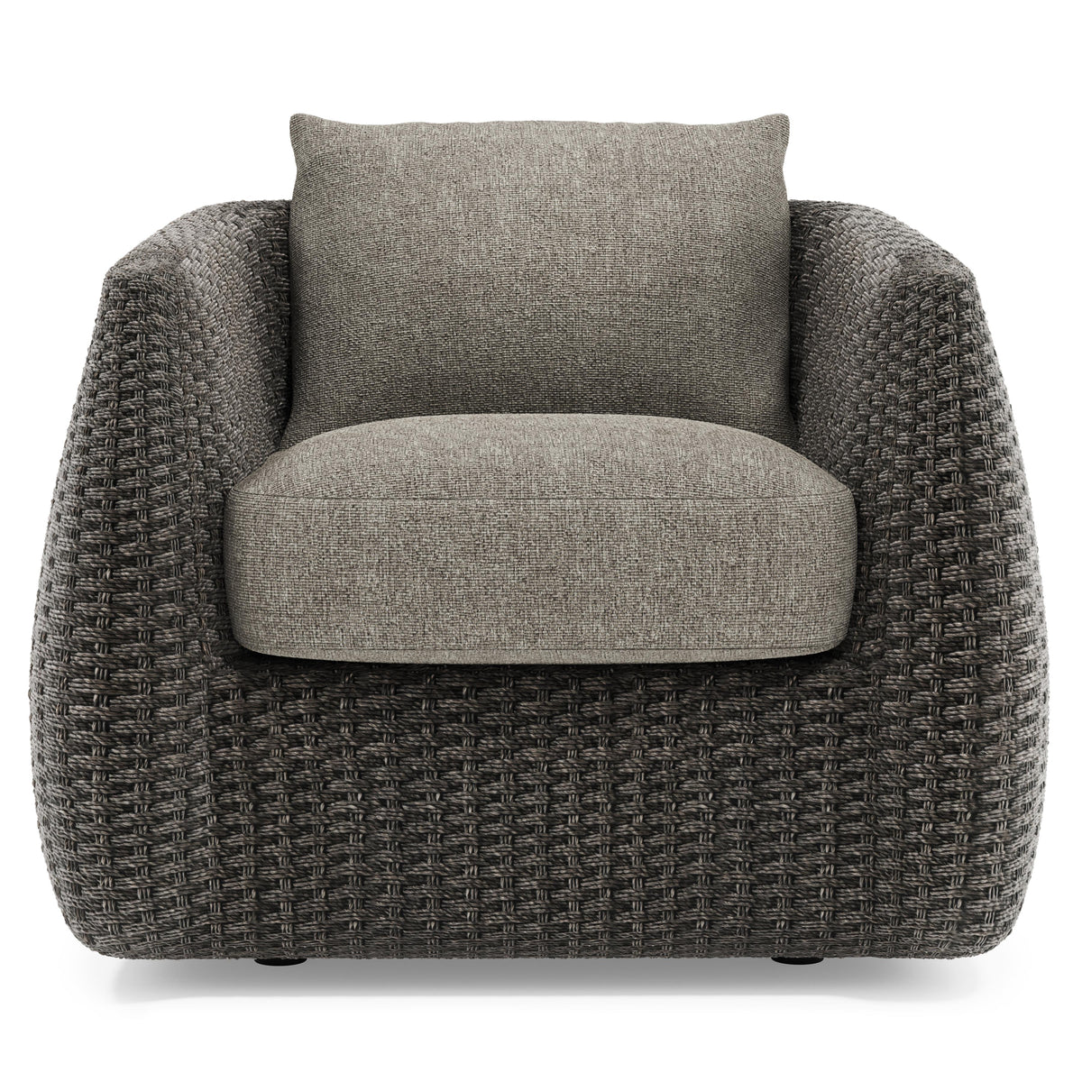 Sarene Dark Thatch Outdoor Chair - Ornate Home