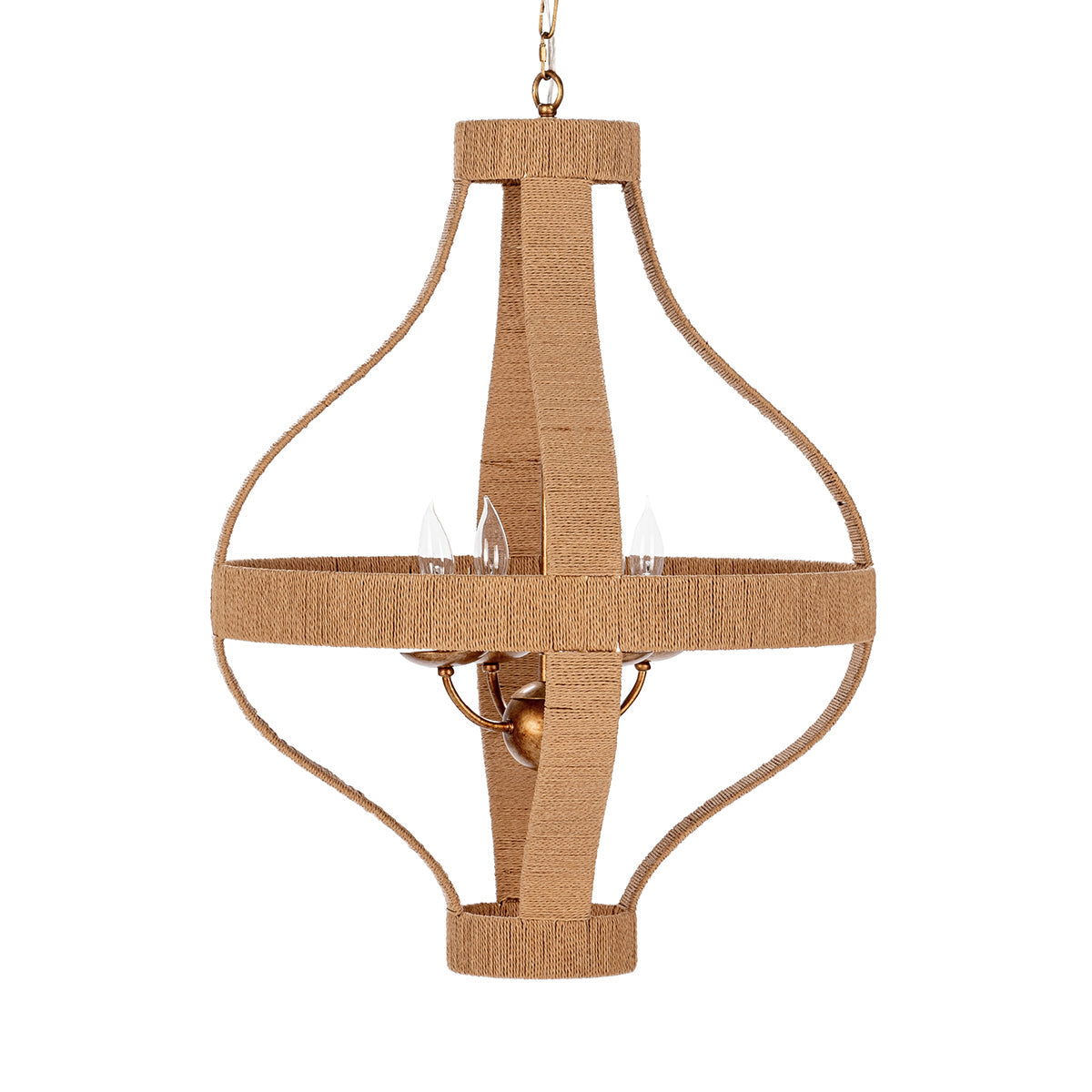 Sarmiento Pendant Natural/Gold - Ornate Home