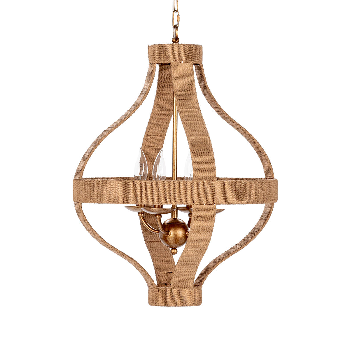 Sarmiento Pendant Natural/Gold - Ornate Home
