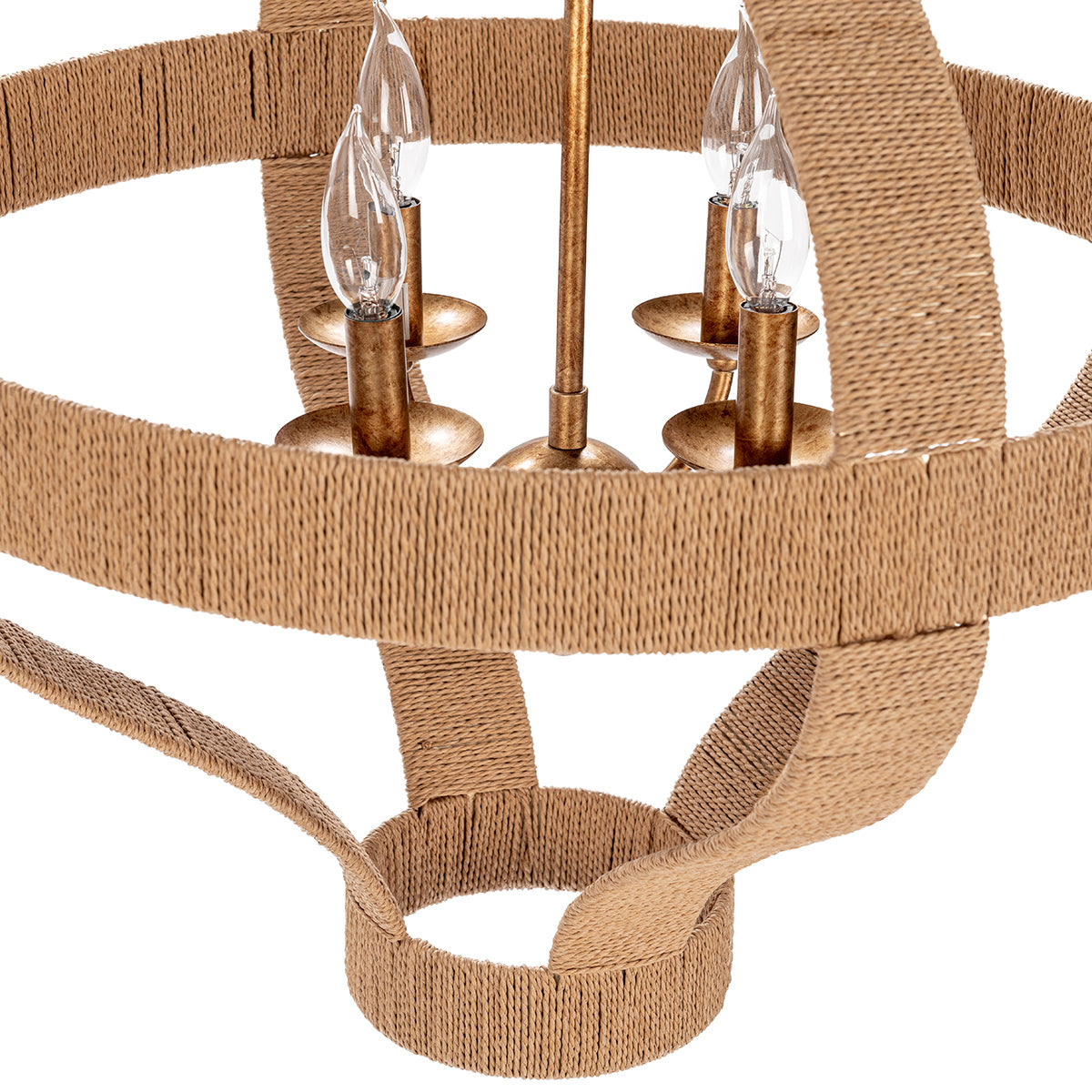 Sarmiento Pendant Natural/Gold - Ornate Home