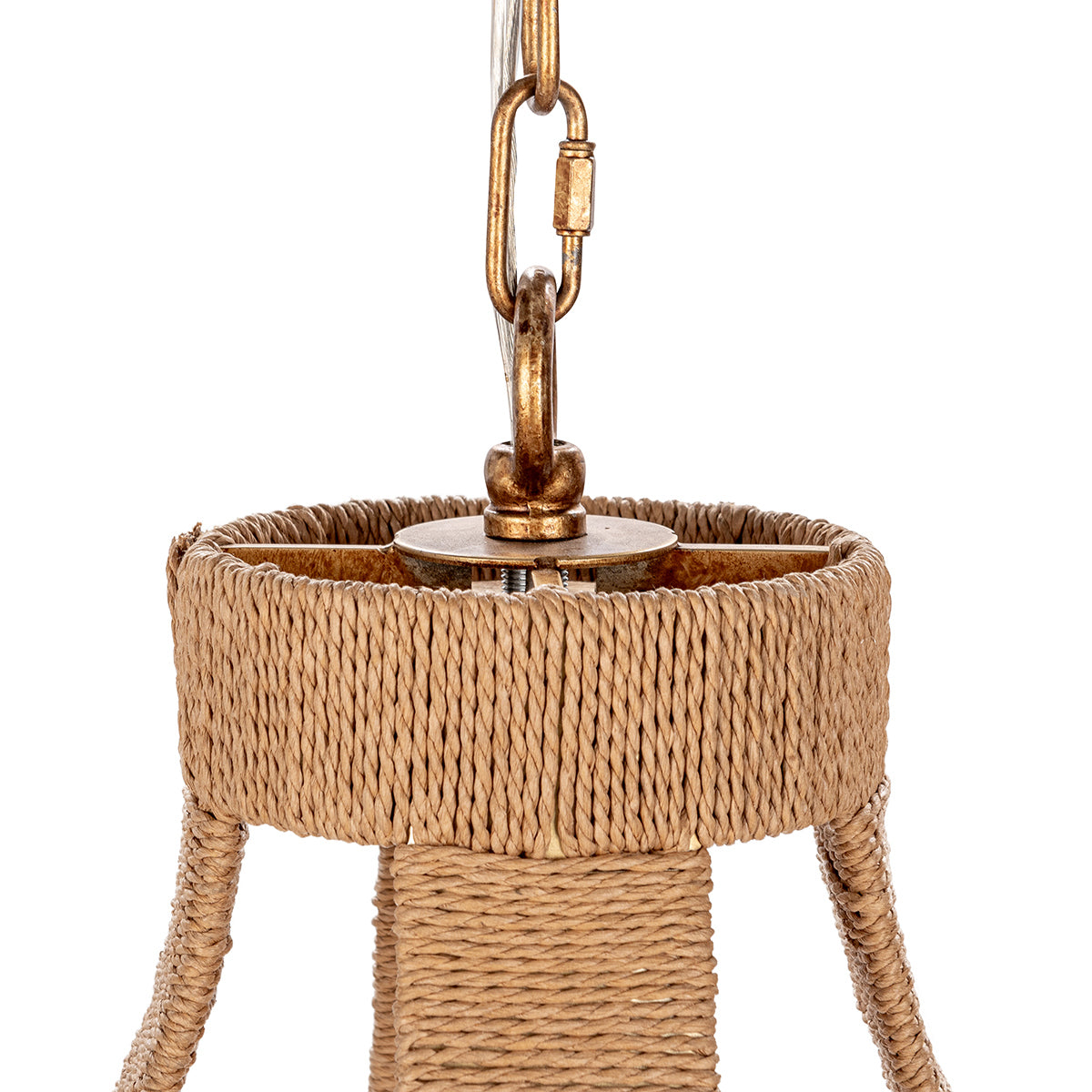 Sarmiento Pendant Natural/Gold - Ornate Home