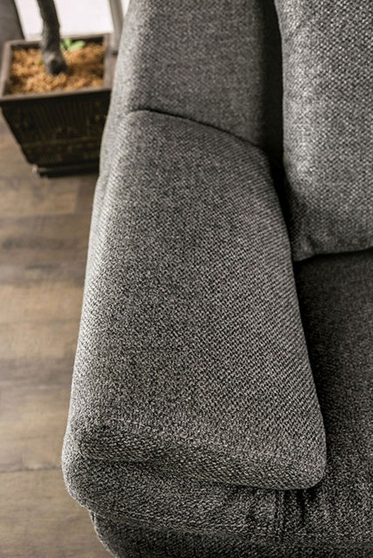 Sarnen Dark Gray Loveseat - Ornate Home