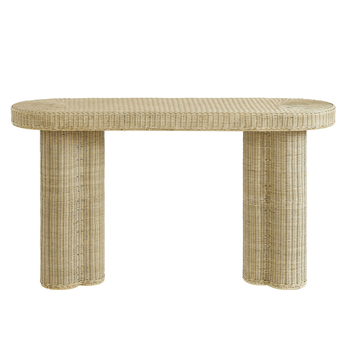 Sarova Natural 59 Inch Rattan Console Table