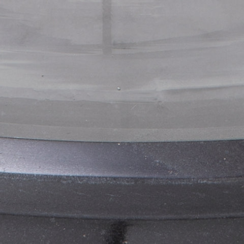 Saskia Clear/Black Candle Holder - Ornate Home