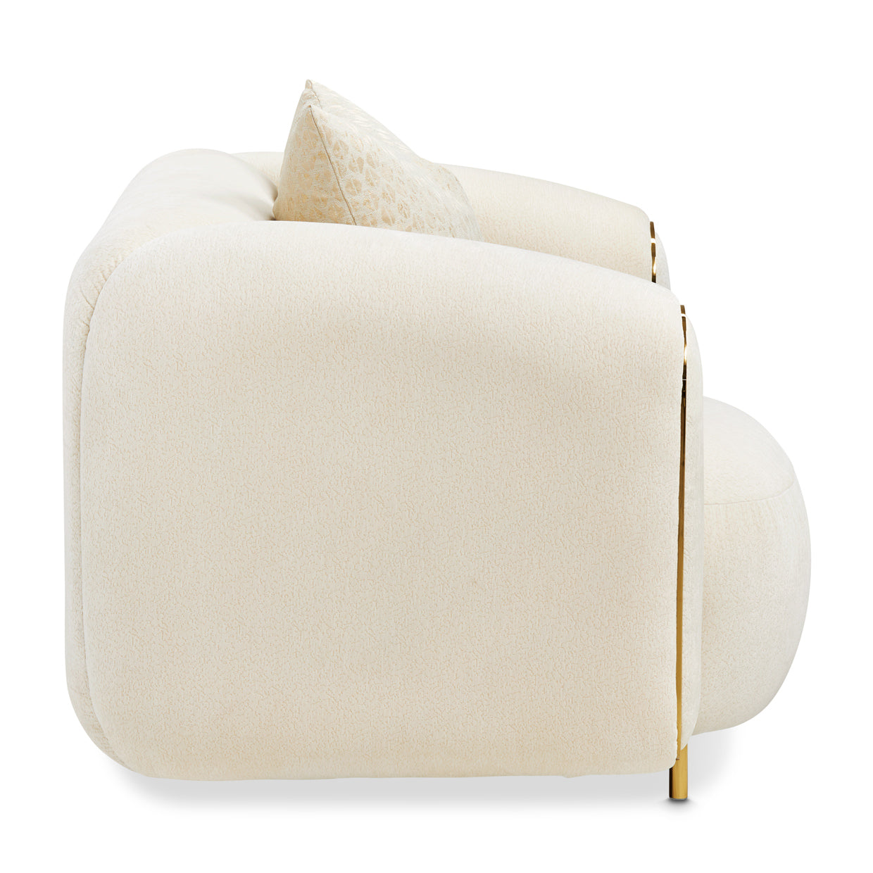 Sassani Gold/Crepe Accent Chair - Ornate Home