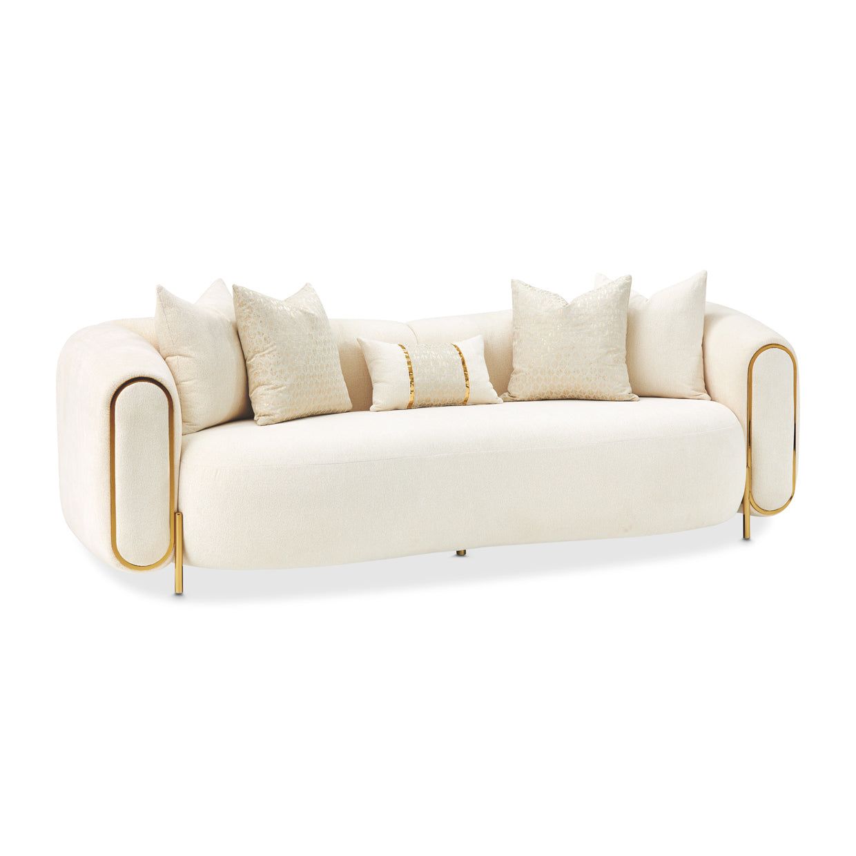 Sassani Gold/Crepe Sofa - Ornate Home
