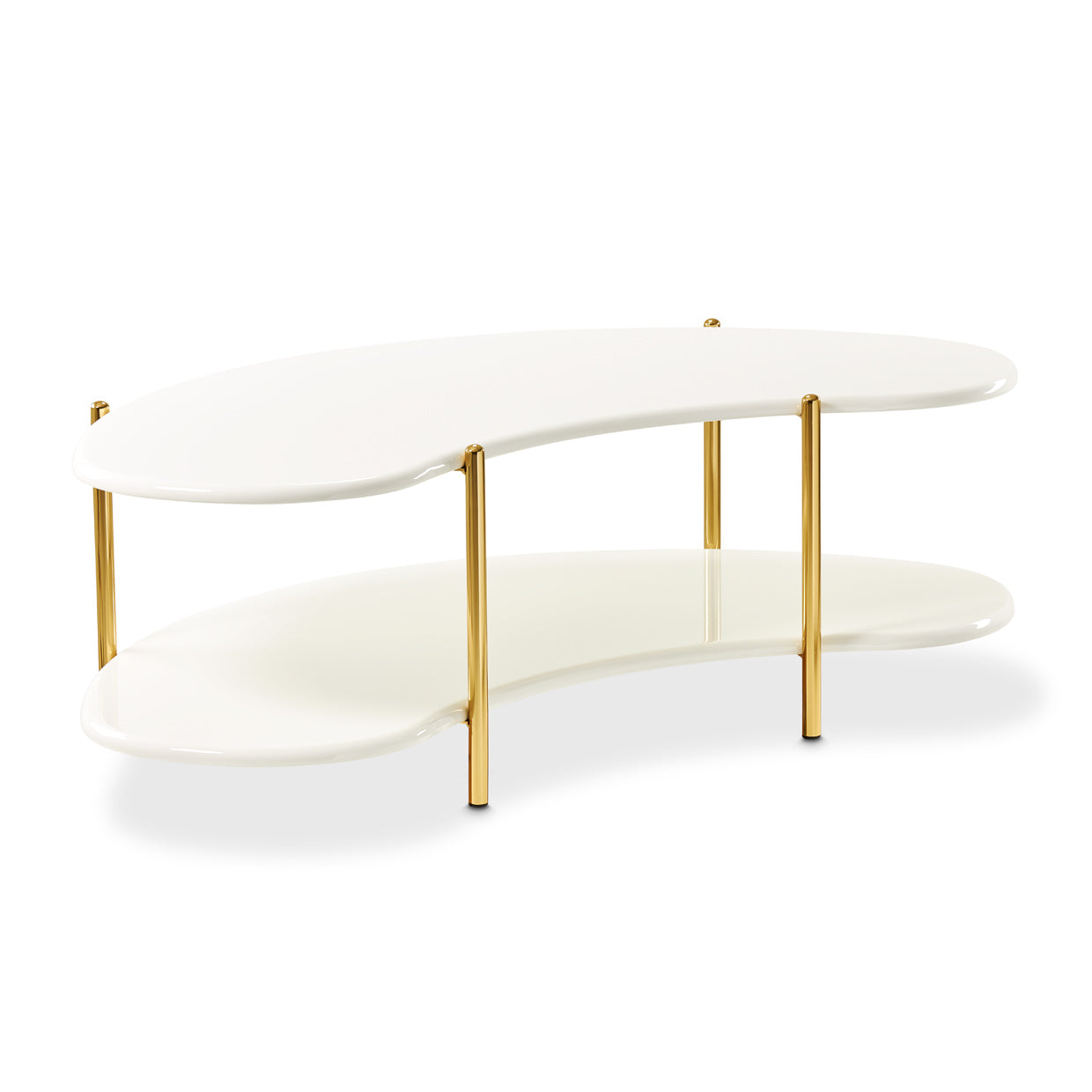 Sassani Pearl White Cocktail Table - Ornate Home