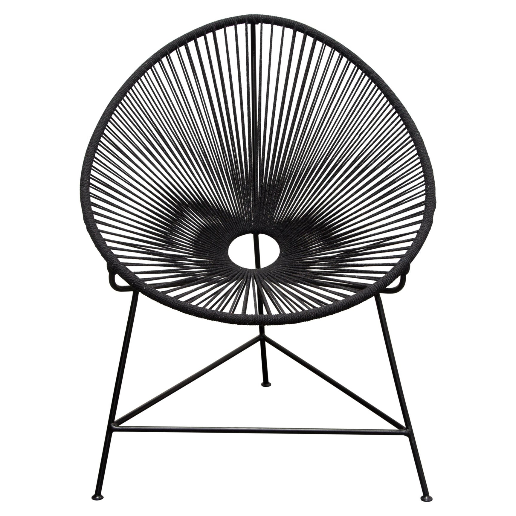 Sativa Black Accent Chair (Set of 2) - Ornate Home