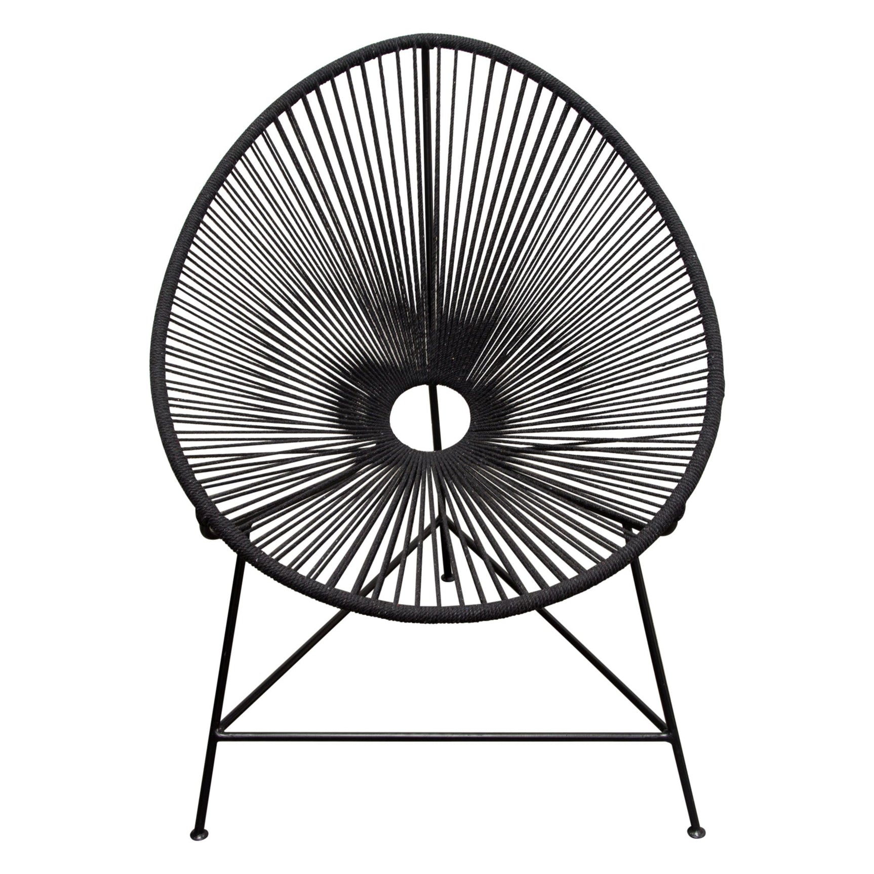 Sativa Black Accent Chair (Set of 2) - Ornate Home