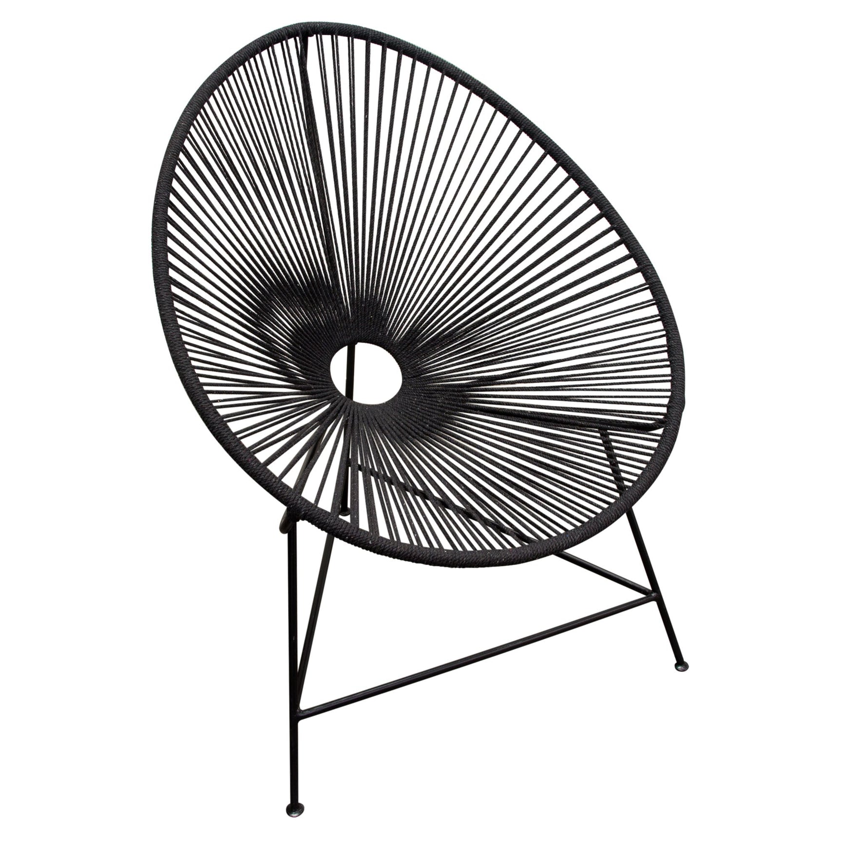 Sativa Black Accent Chair (Set of 2) - Ornate Home