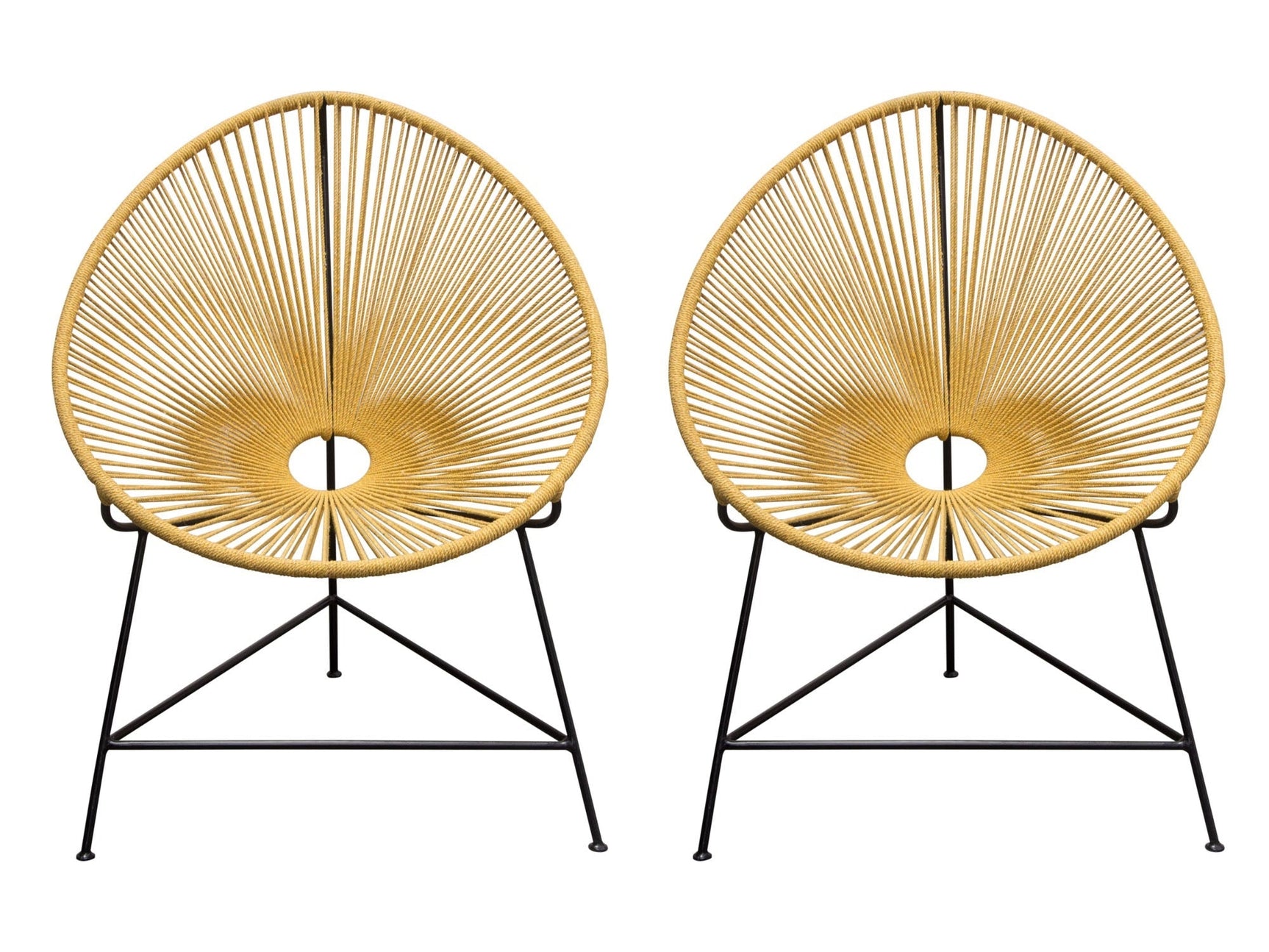 Sativa Orange Accent Chair (Set of 2) - Ornate Home