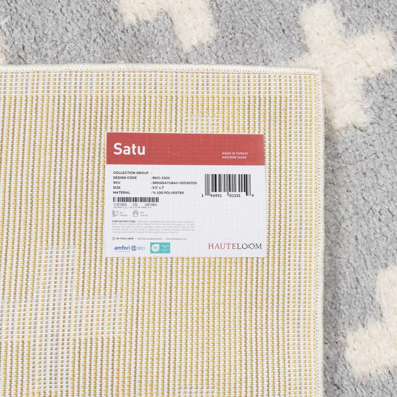 Satu Blue Area Rug - Ornate Home