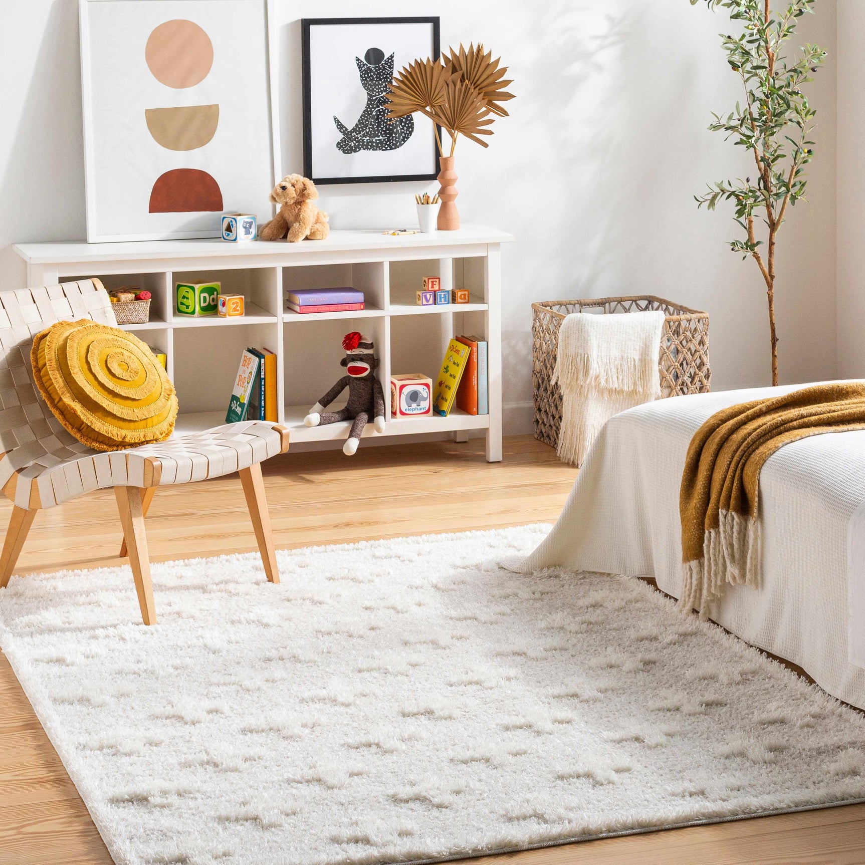 Satu Cream Area Rug - Ornate Home