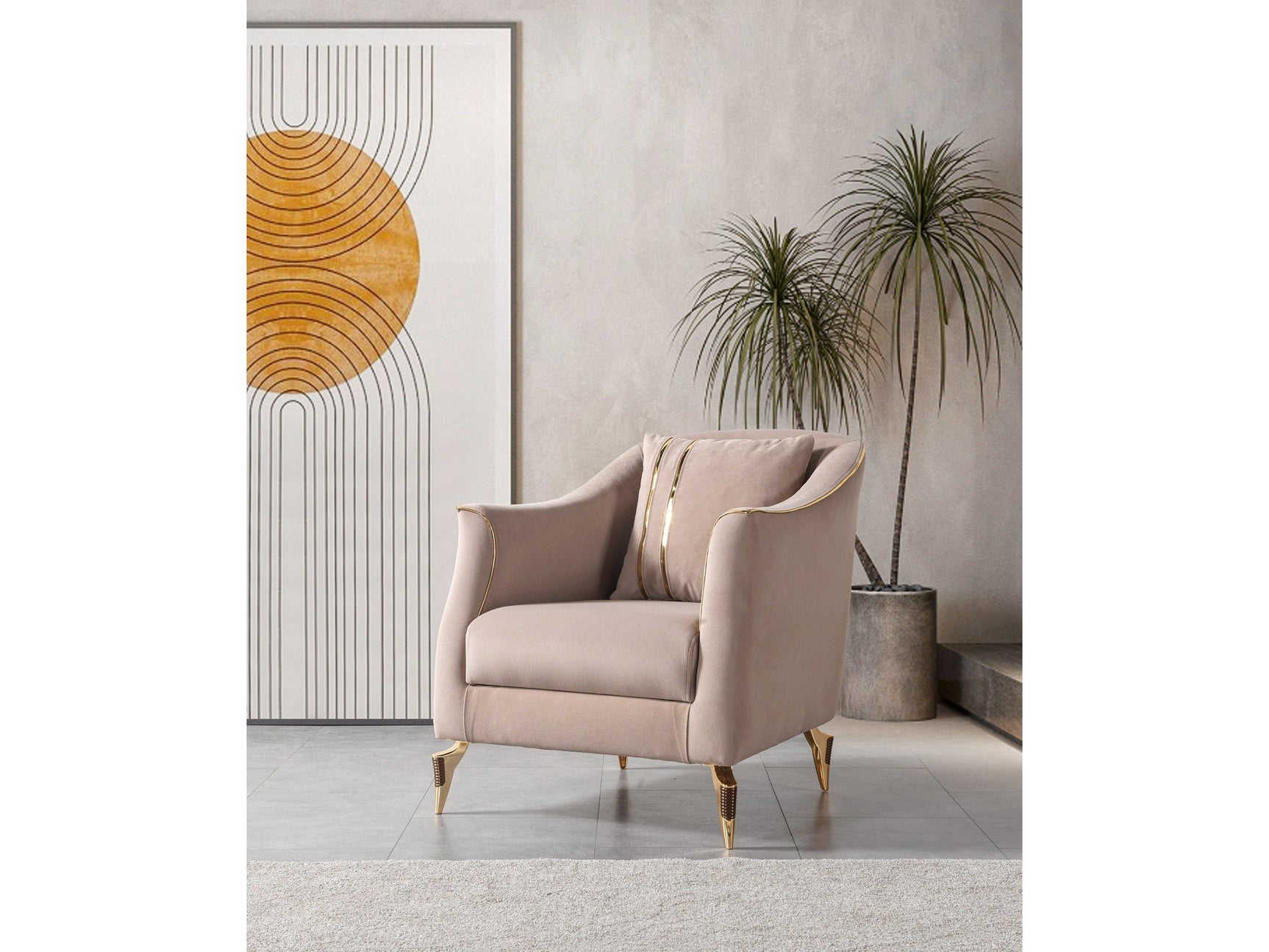 Savana Latte Living Room Set - Ornate Home