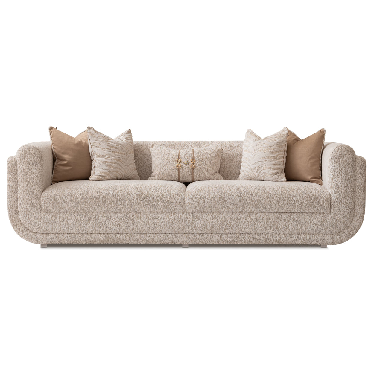 Savannah Breeze Gold/Cashmere Mansion Sofa - Ornate Home