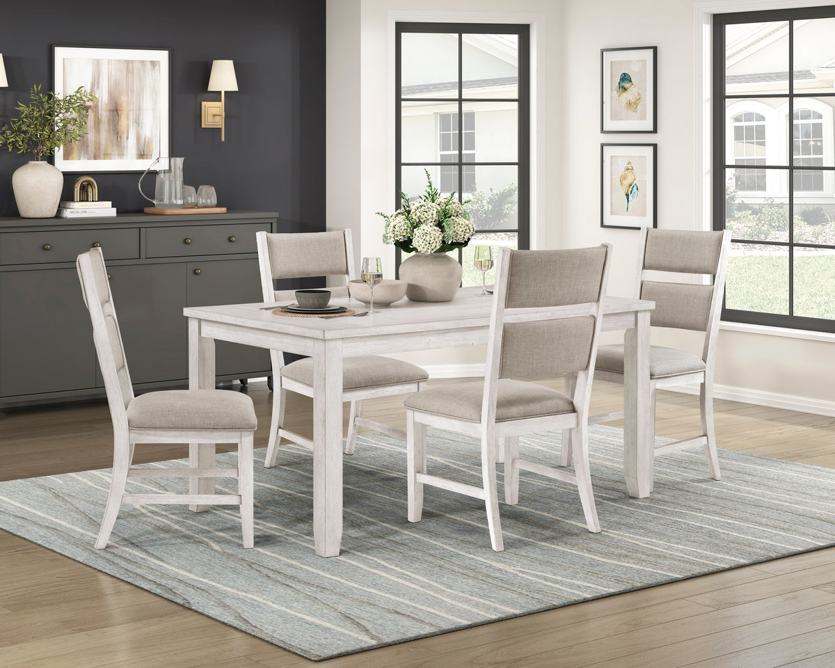 Savile Beige Side Chair - Ornate Home