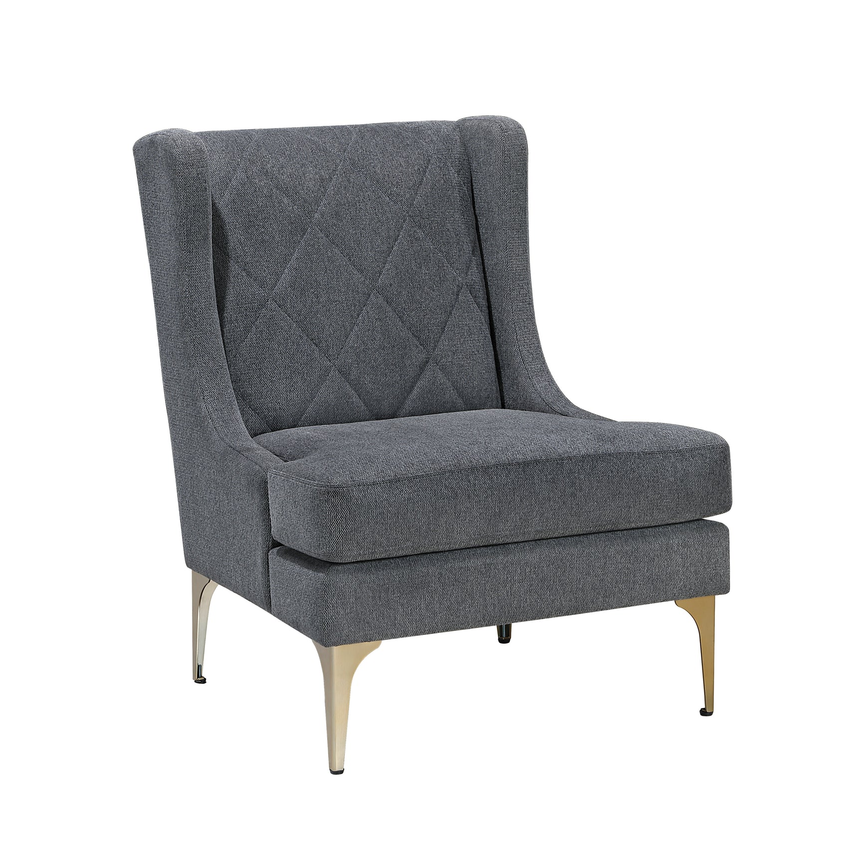 Savoy Dark Gray Accent Chair - Ornate Home