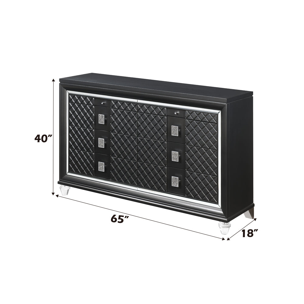 Sawyer Metallic Gray Dresser - Ornate Home