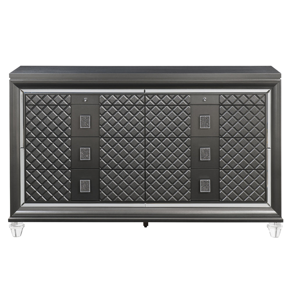 Sawyer Metallic Gray Dresser - Ornate Home