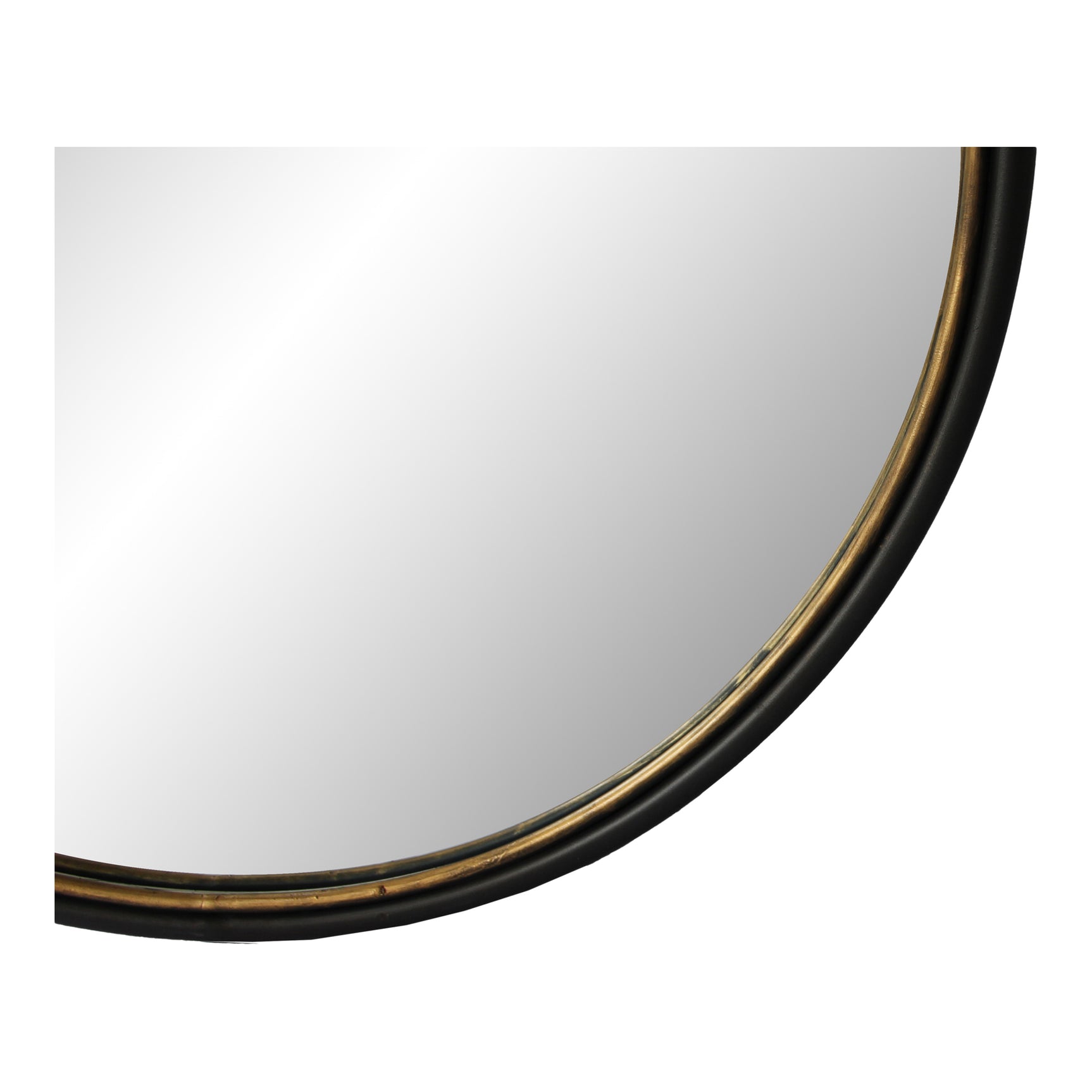 Sax Black Round Mirror - Ornate Home