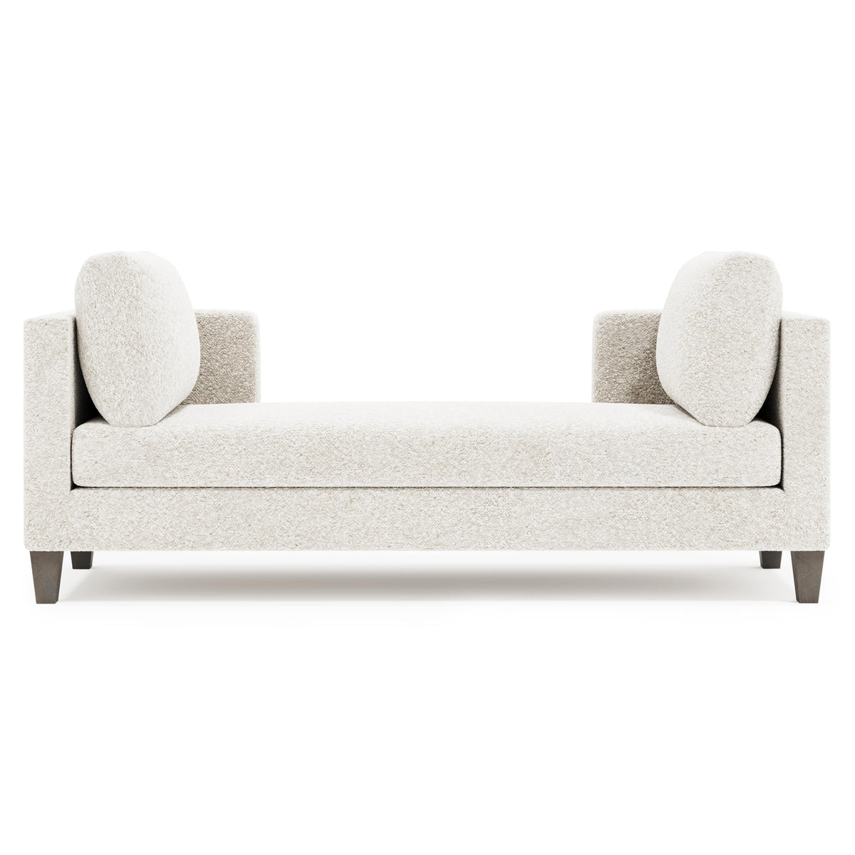 Saxon Mocha Chaise Without Pillows - Ornate Home