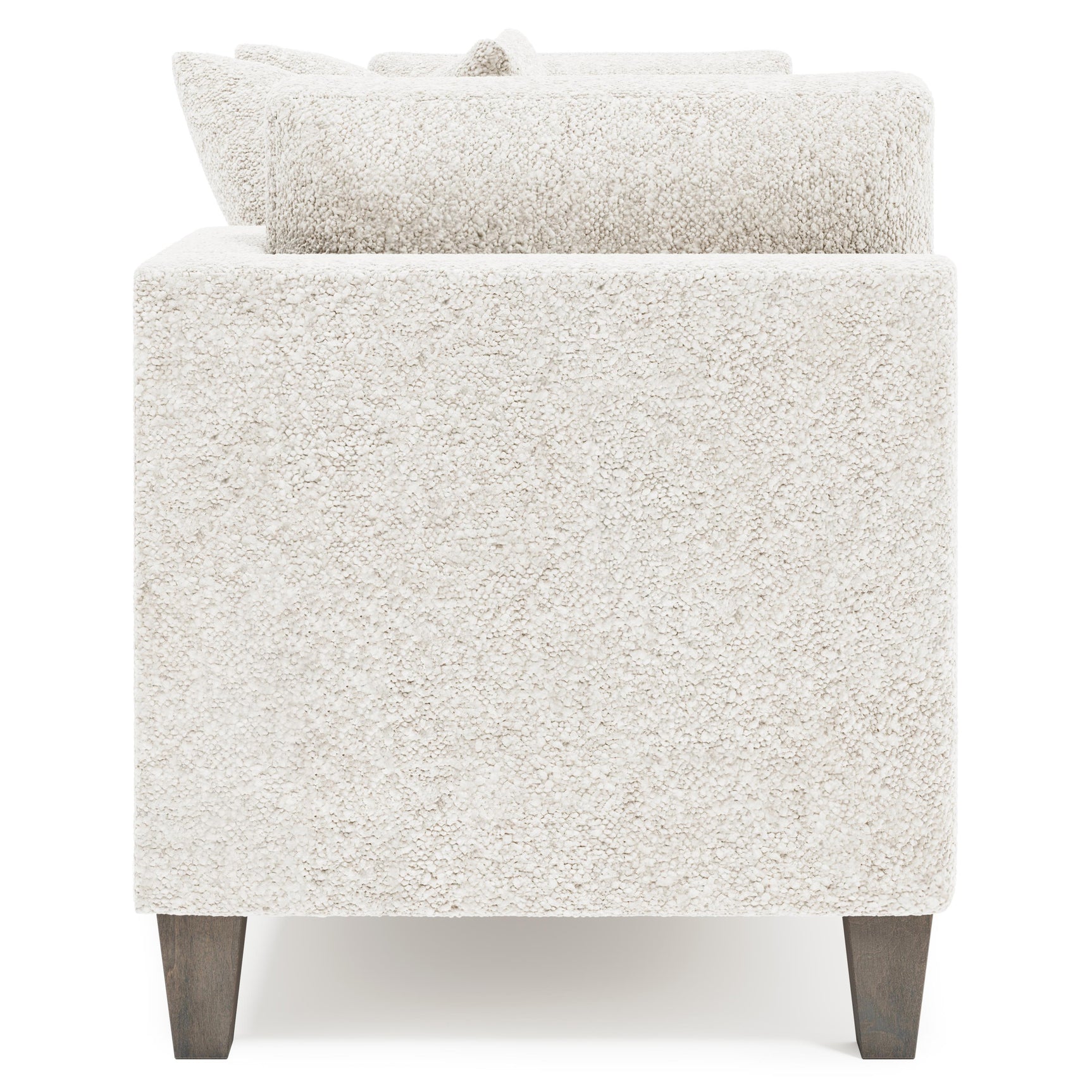 Saxon White/Cream Fabric Chaise - Ornate Home