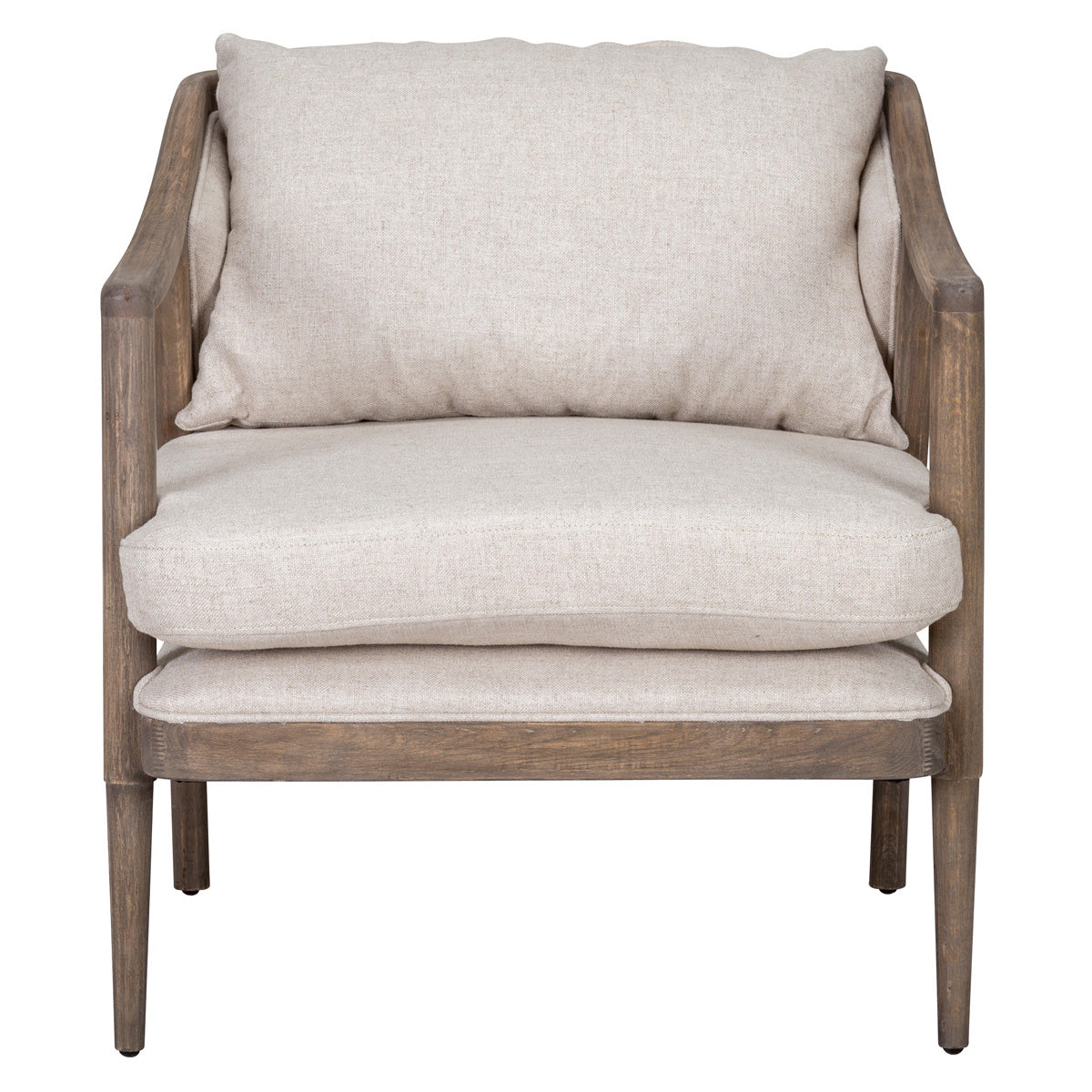 Scarlett Beige Accent Chair - Ornate Home