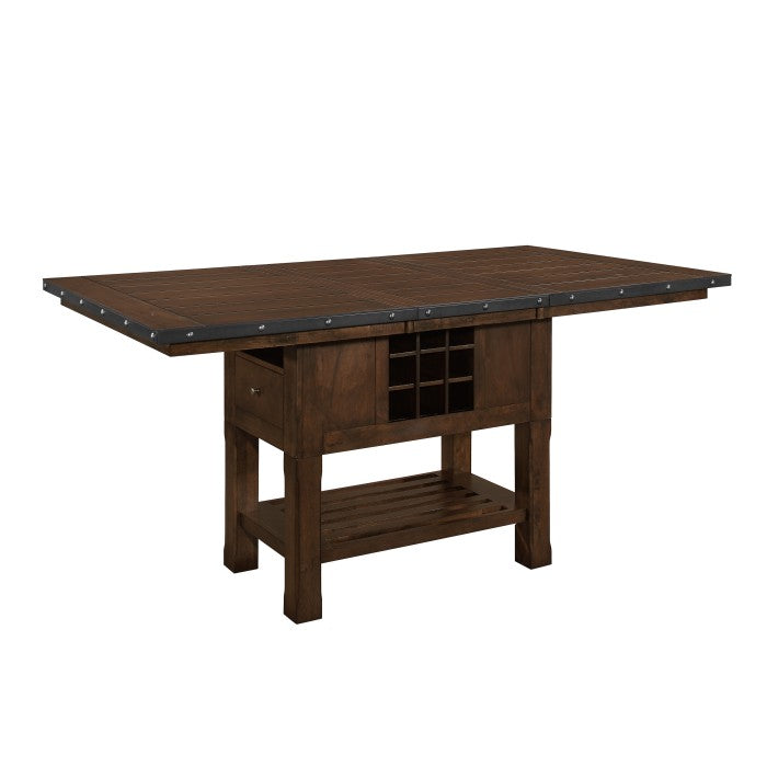 Schleiger Brown Counter Height Table - Ornate Home