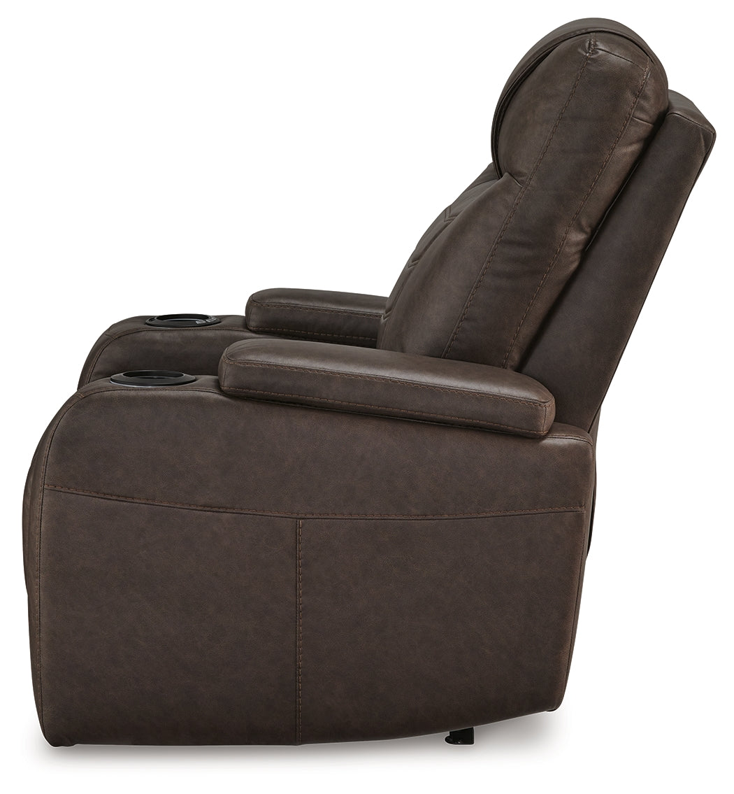 Schooner Rocks Umber Power Recliner/ADJ Headrest (Online Special Price) - Ornate Home