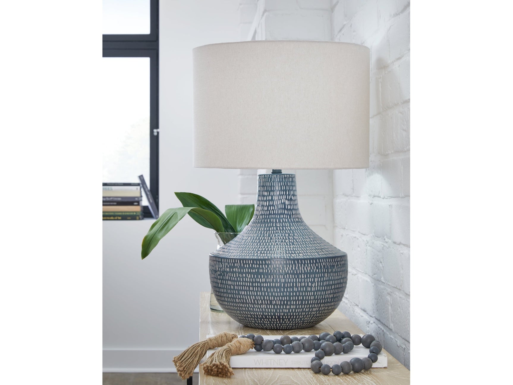 Schylarmont Gray/White Table Lamp (Online Special Price) - Ornate Home