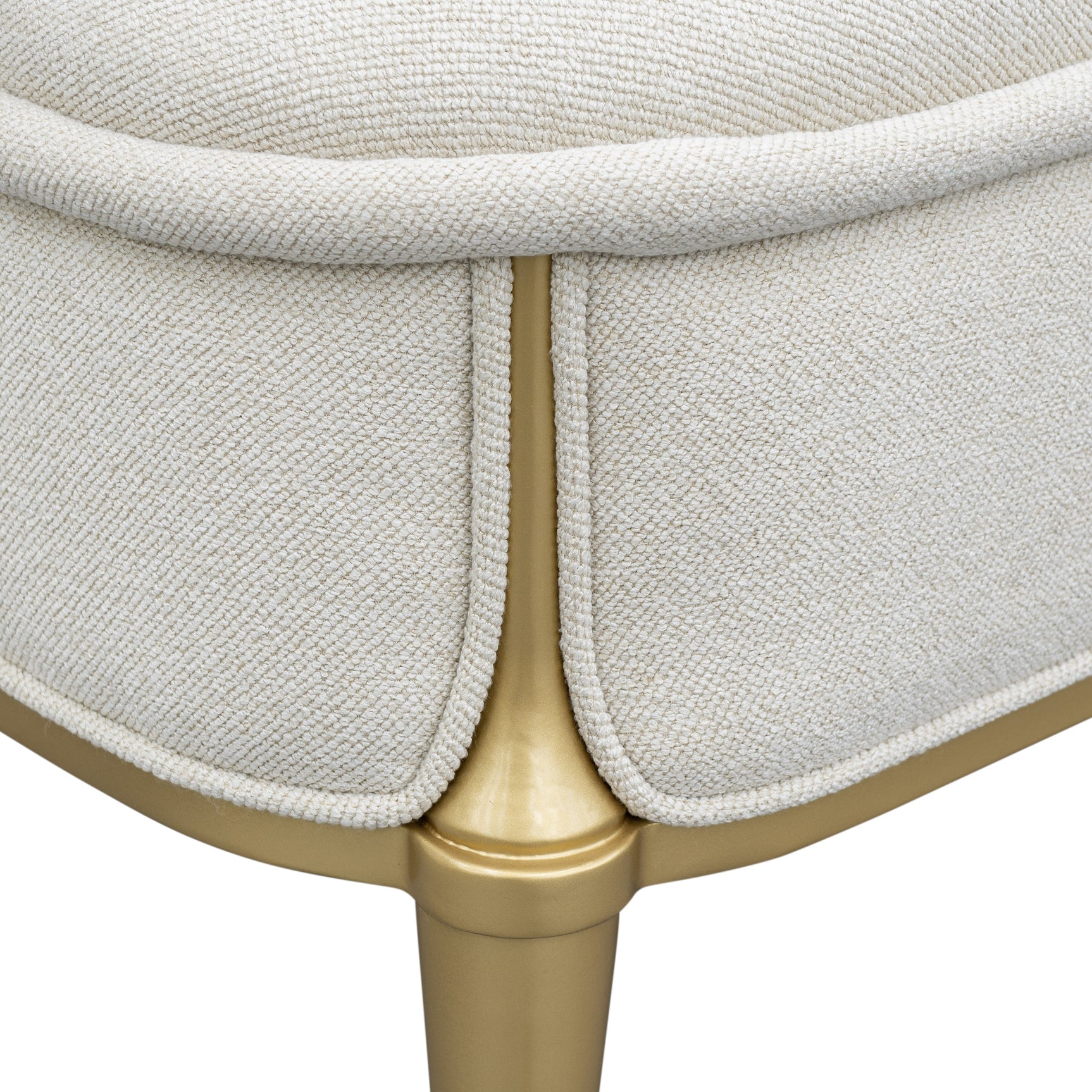 Scotts Square Light Champagne Accent Bench