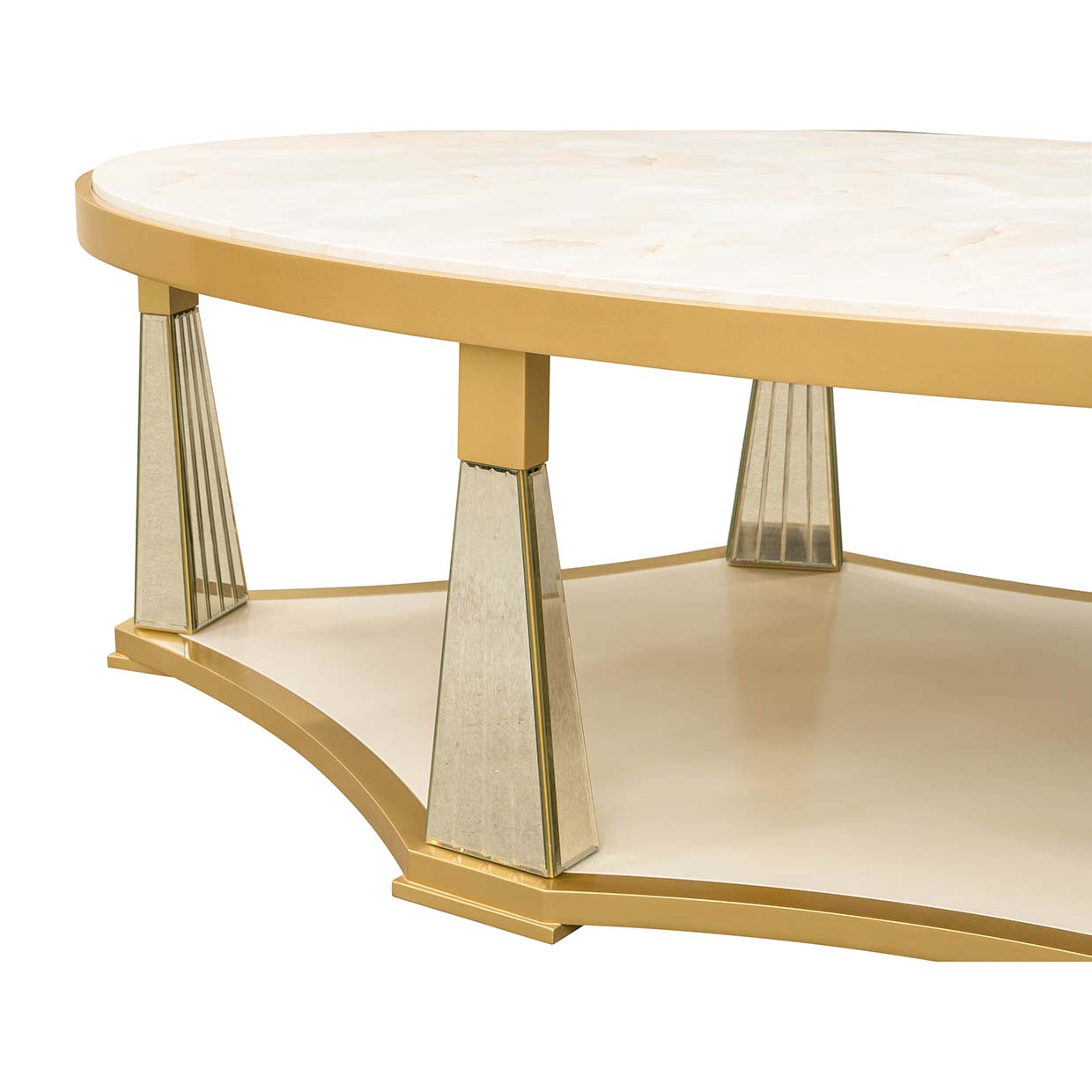 Scotts Square Light Champagne Cocktail Table - Ornate Home